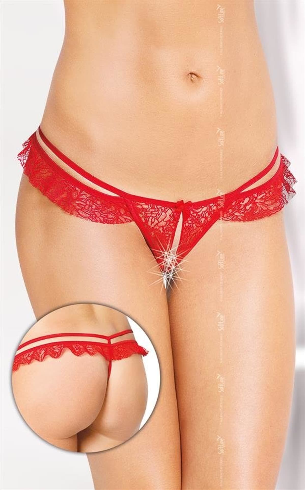 

G-String 2452 czerwony (kolor czerwony, rozmiar M/L)