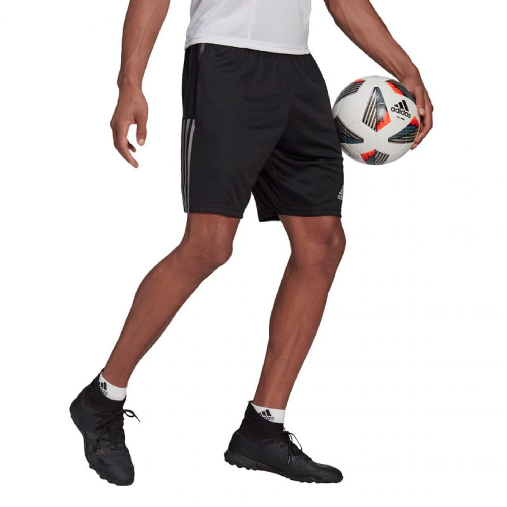 

Spodenki adidas Tiro Short Reflective Wording M GQ1038 (kolor Czarny, rozmiar S)