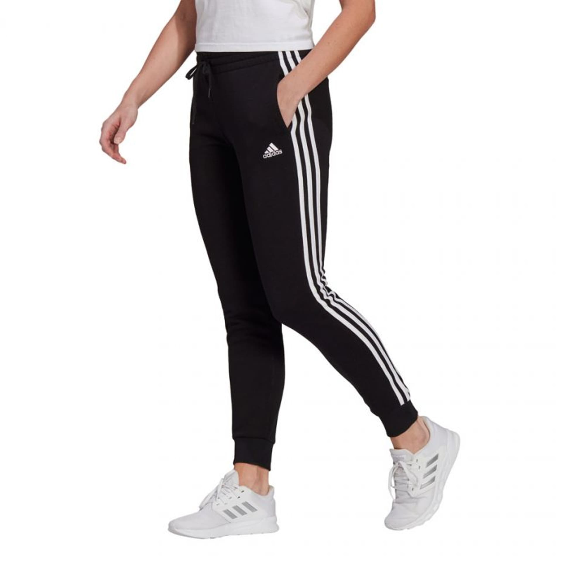 

Spodnie adidas Essentials Slim Tapered Cuffed Pant W GM5551 (kolor Czarny, rozmiar S)
