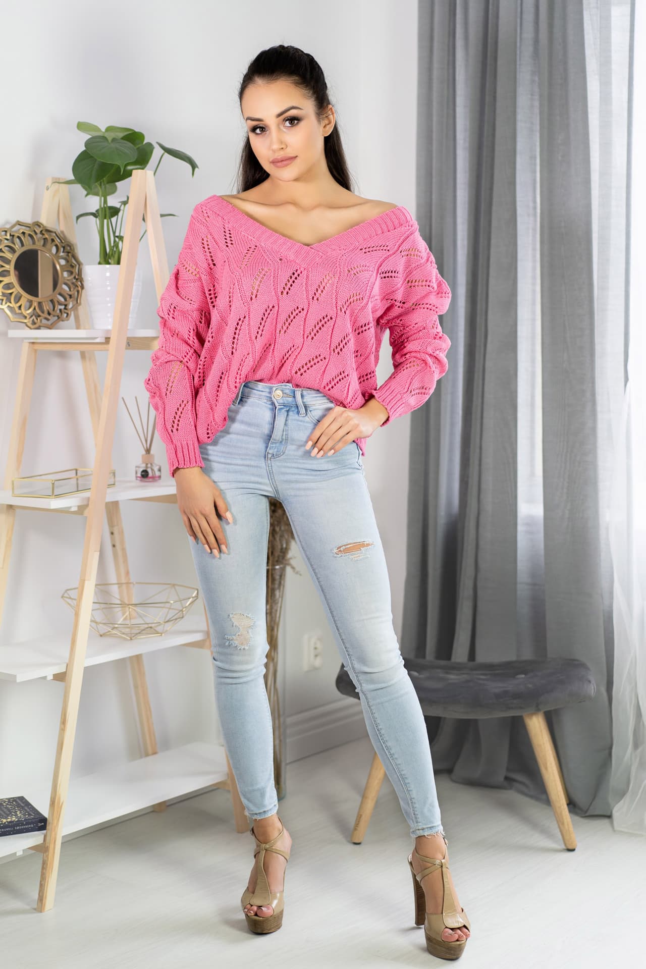 

Gloris Pink sweter (kolor różowy, rozmiar L/XL)
