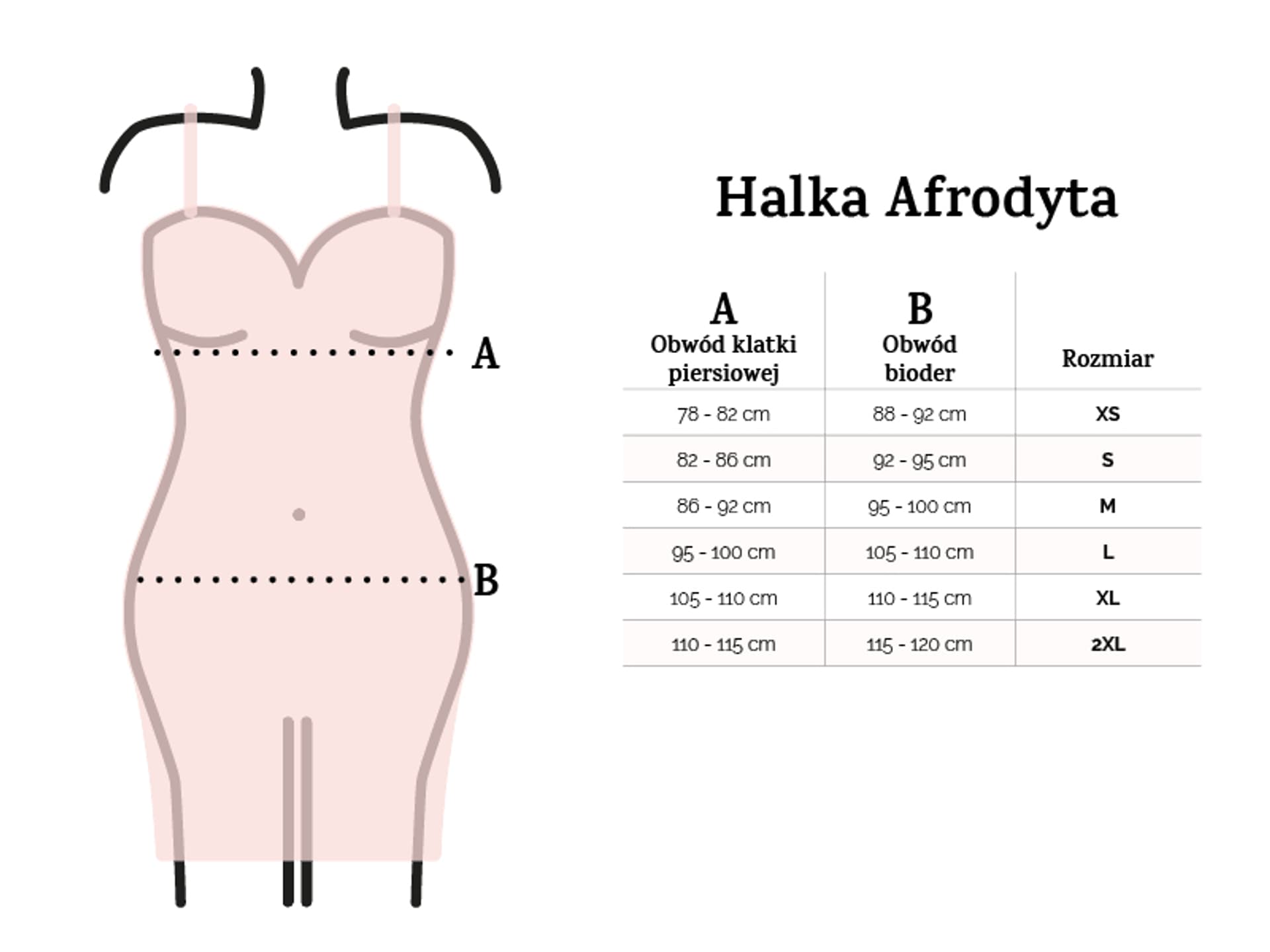 

HALKA AFRODYTA (kolor jasny ecru, rozmiar XS)