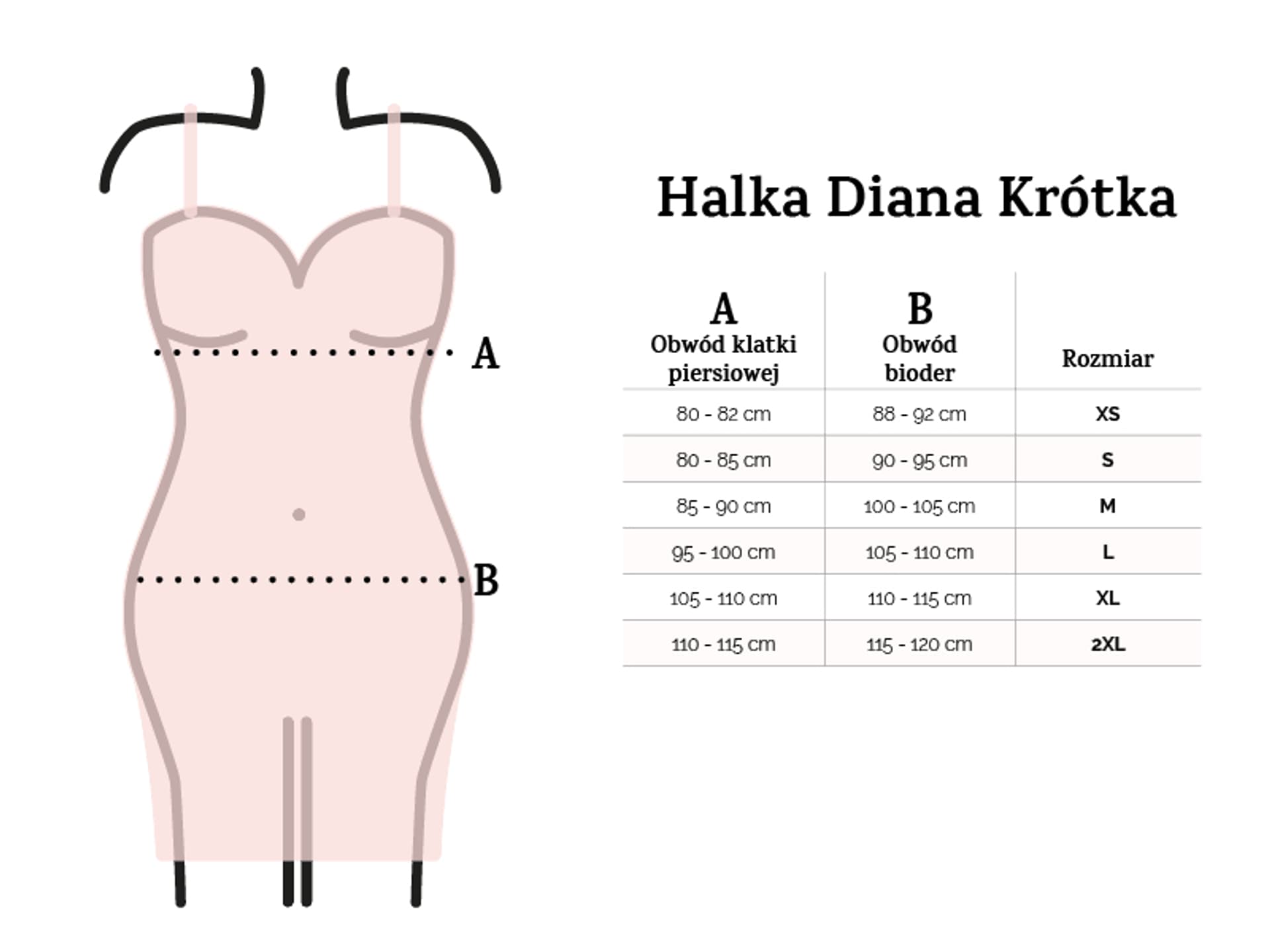 

HALKA DIANA KRÓTKA (kolor jasno brązowy, rozmiar M)