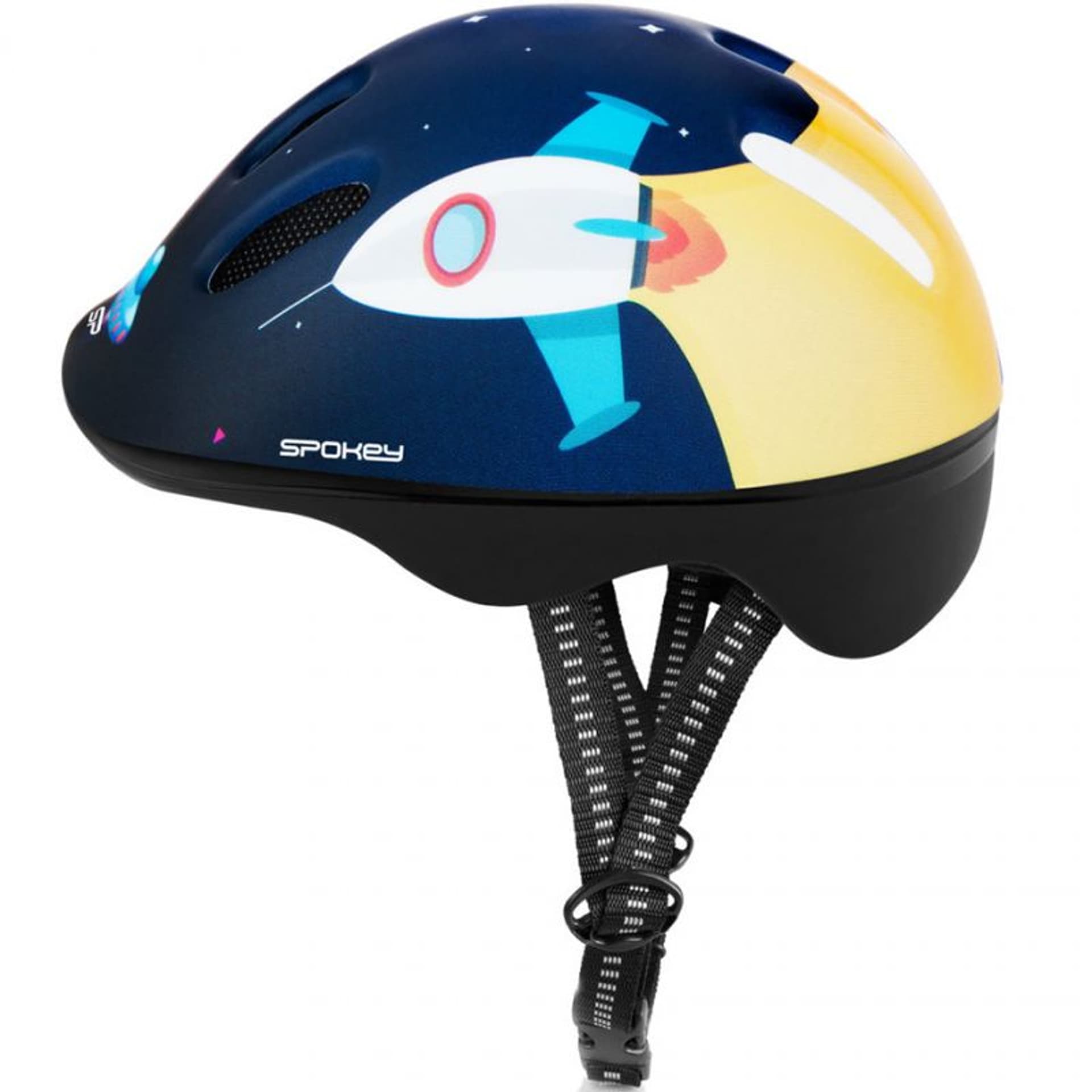 

Kask rowerowy Spokey Space Jr 926855 (kolor Granatowy)