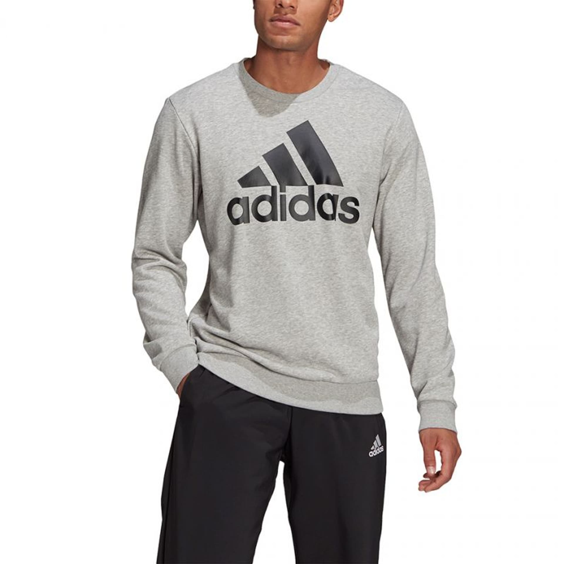 

Bluza adidas Essentials Sweatshirt M (kolor Szary/Srebrny, rozmiar S)