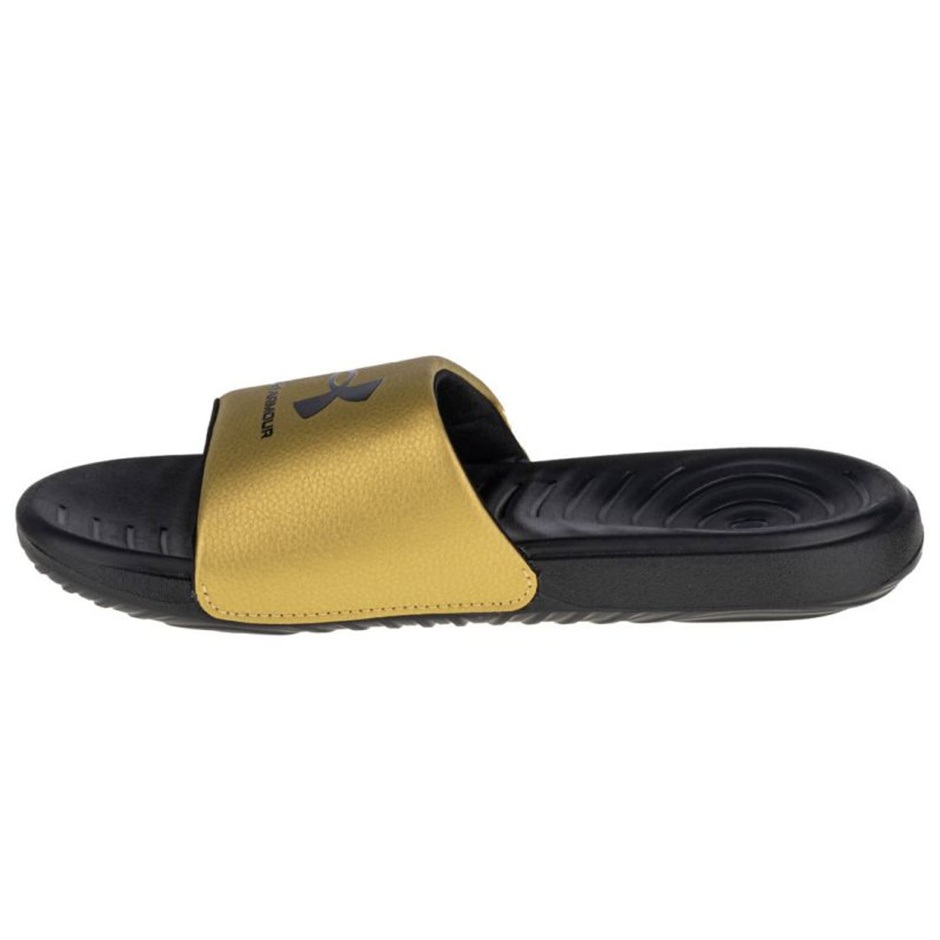 

Klapki Under Armour Ansa Fixed Slides W 3023772 (kolor Czarny. Złoty, rozmiar 39)