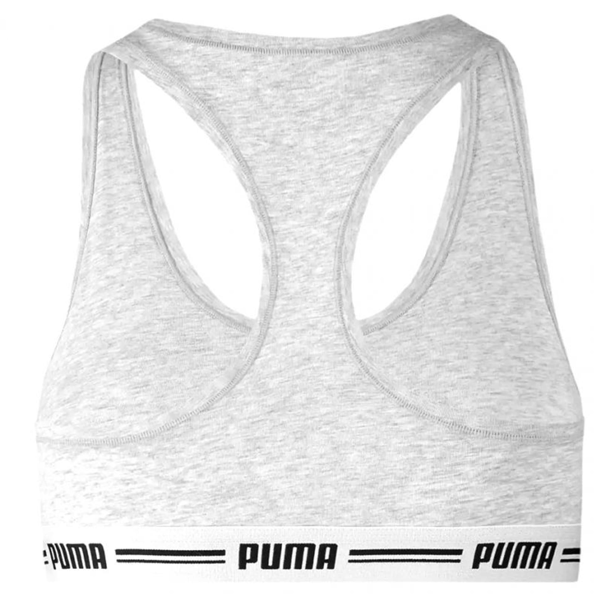 

Stanik sportowy Puma Racer Back Top 1P Hang W 907862 (kolor Szary/Srebrny, rozmiar M)