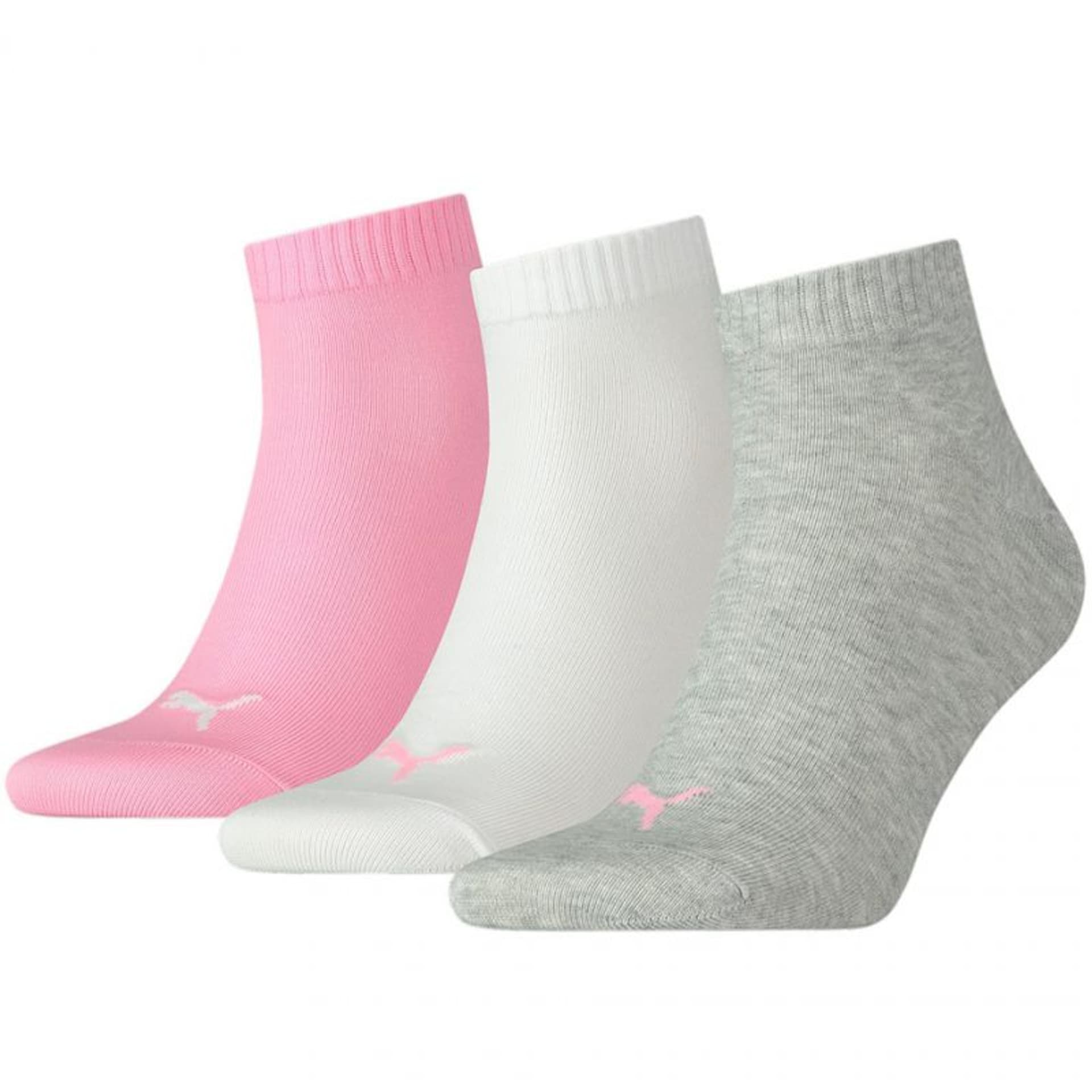 

Skarpety Puma Unisex Quarter Plain 3Pack 906978 (kolor Biały. Różowy. Szary/Srebrny, rozmiar 39-42)