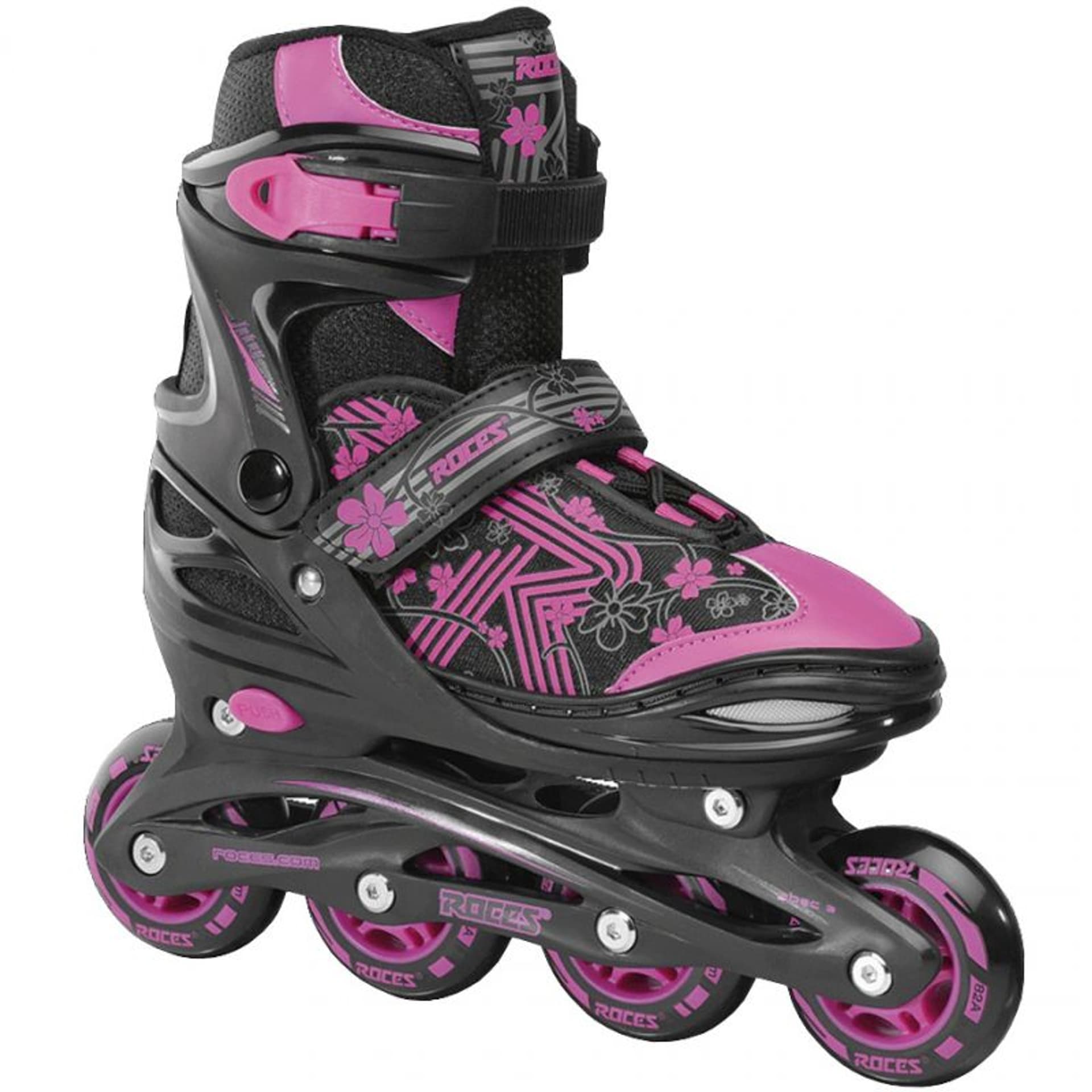 

Łyżworolki Roces Jokey 3.0 Girl Jr 400846 (kolor Czarny. Różowy, rozmiar 34-37)