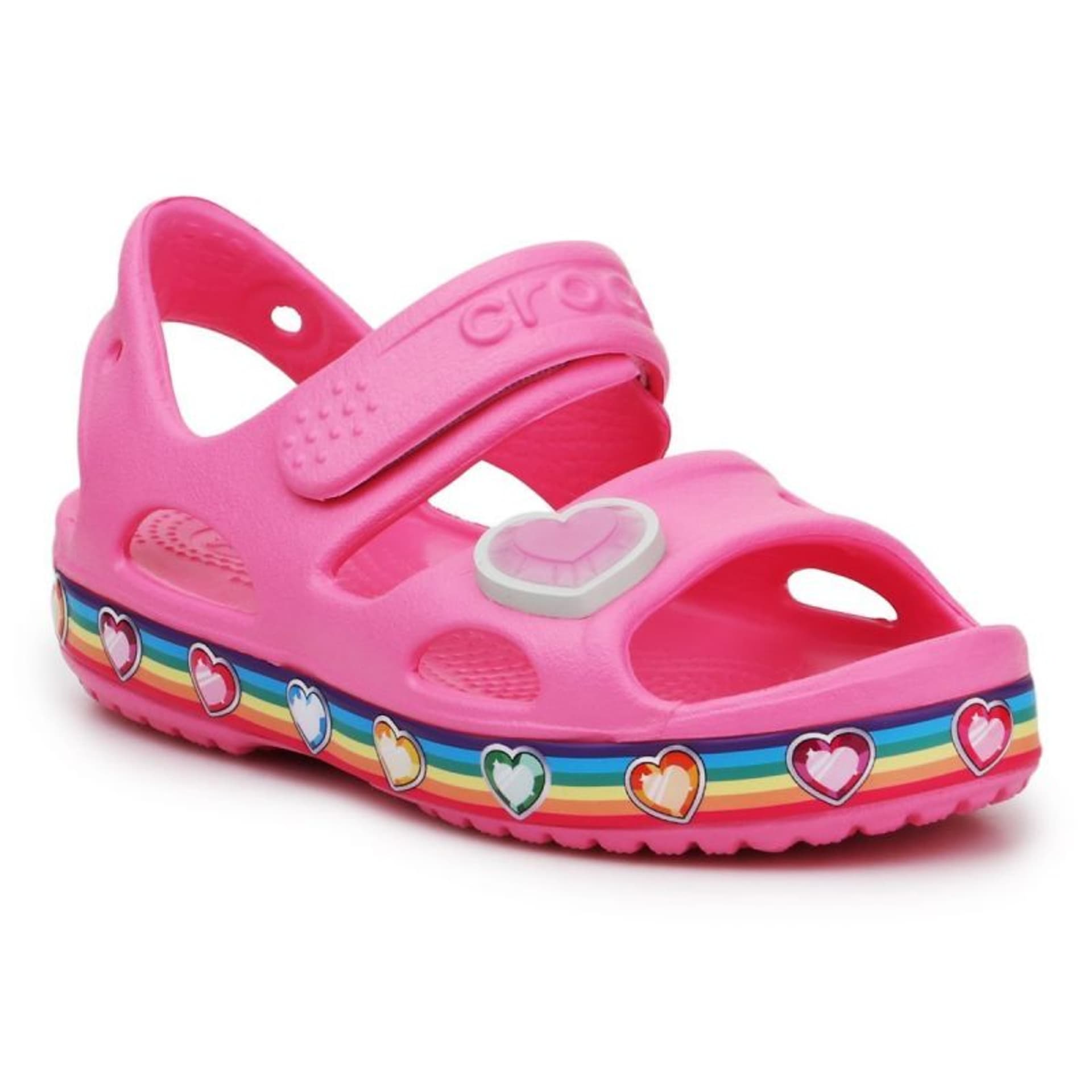 

Sandały Crocs Fun Lab Rainbow Sandal Jr 206795 (kolor Różowy)