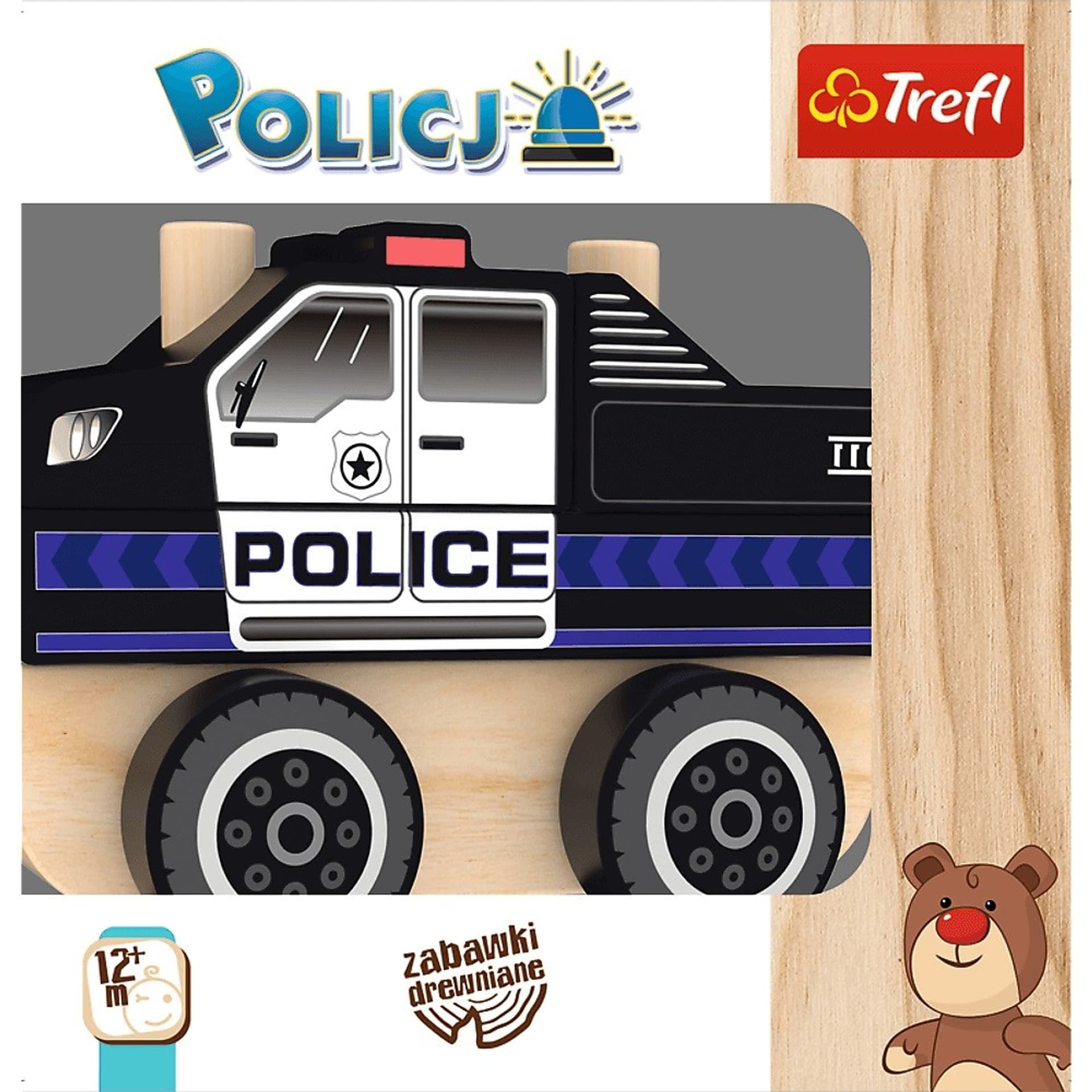 

Auto drewniane Policja