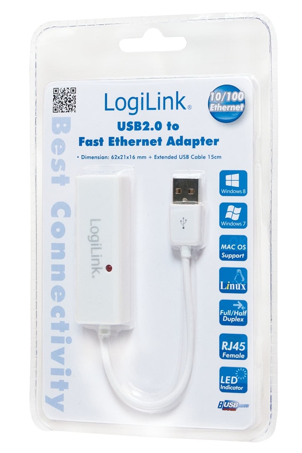 

Adapter fast ethernet RJ45 do USB2.0