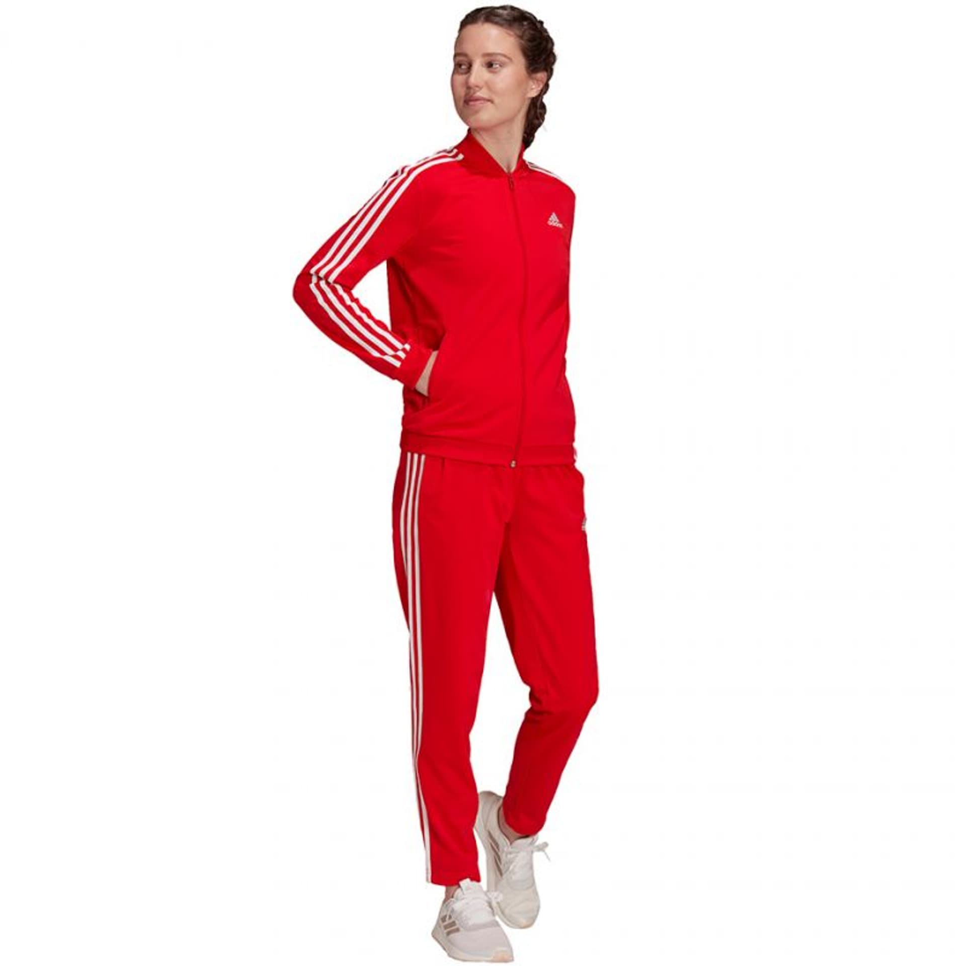 

Dres adidas Essentials 3-Stripes W H10157 (kolor Czerwony, rozmiar M)