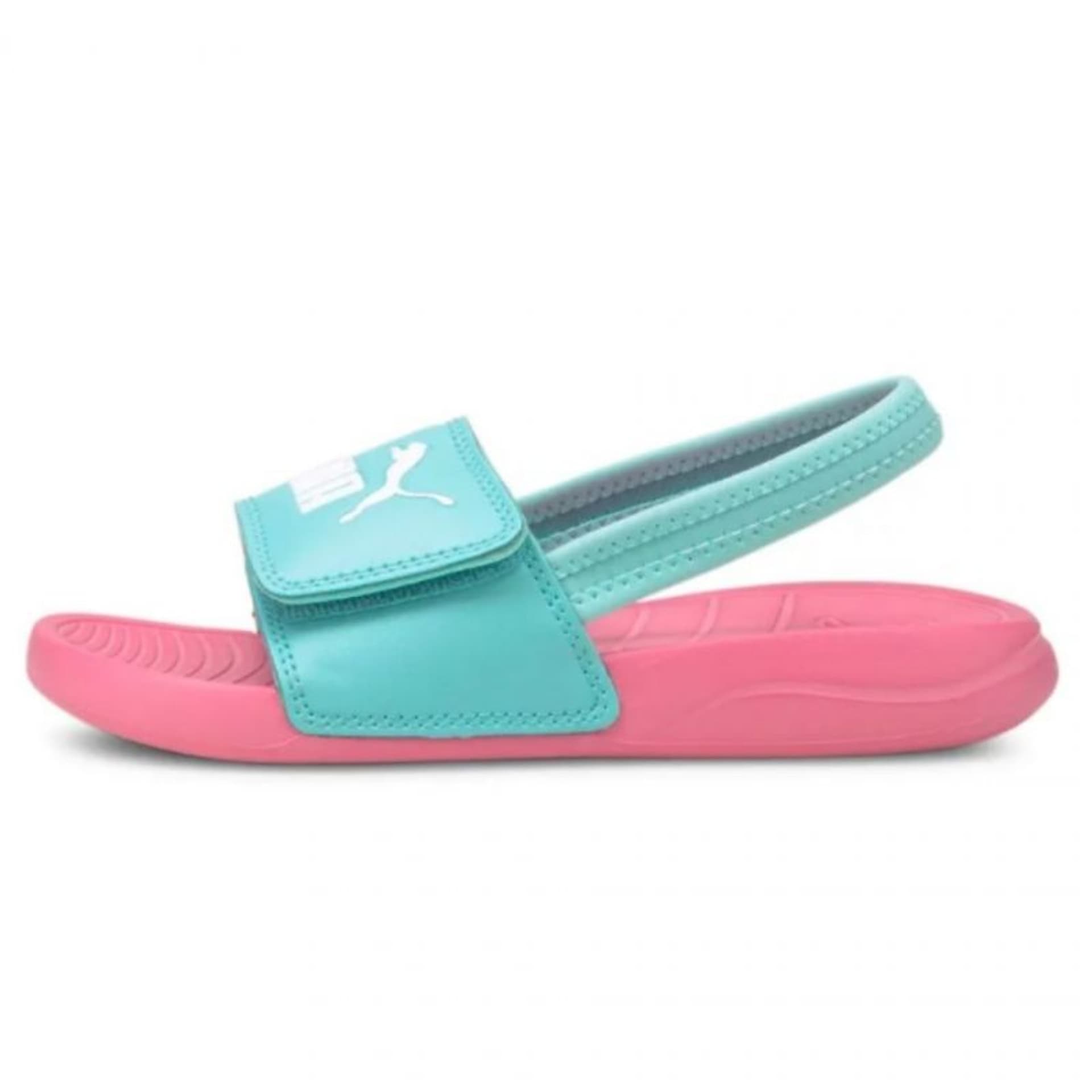 

Sandały Puma Popcat 20 Backstrap AC Jr 380555 (kolor Niebieski. Różowy, rozmiar 33)