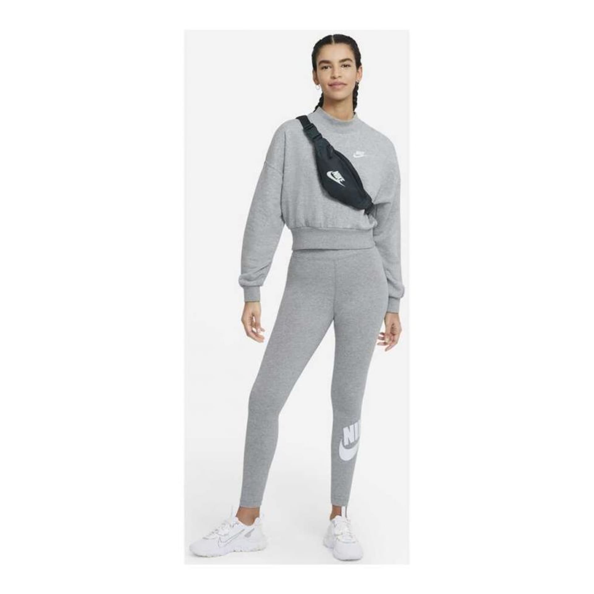 

Legginsy Nike Sportswear Essential W CZ8528 (kolor Szary/Srebrny, rozmiar S (163cm))