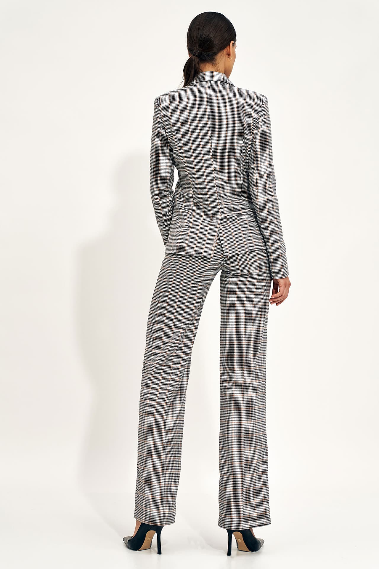 

Klasyczna marynarka w kratę - Z48 (kolor krata, rozmiar 36)