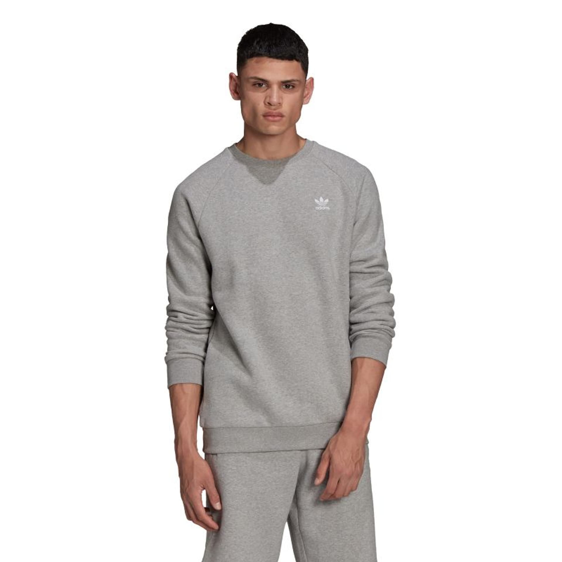 

Bluza adidas Essential Crew M (kolor Szary/Srebrny, rozmiar M (178cm))