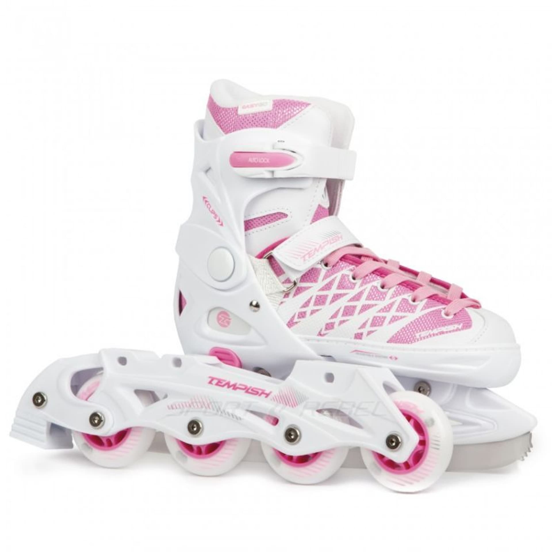 

Łyżwy, rolki Tempish Clips Duo Jr (kolor Biały. Różowy, rozmiar 37-40)