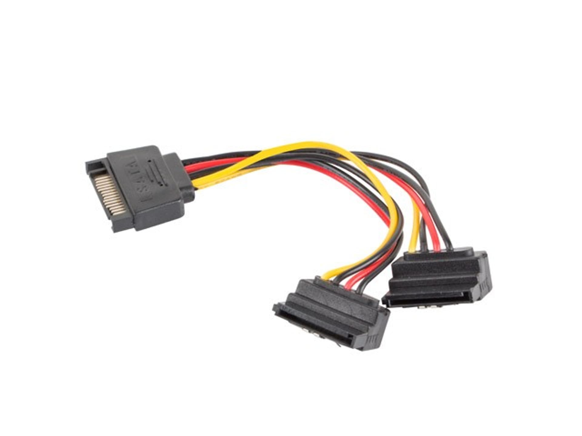

Kabel SATA zasilający - SATA 90''x2 M/F 15cm