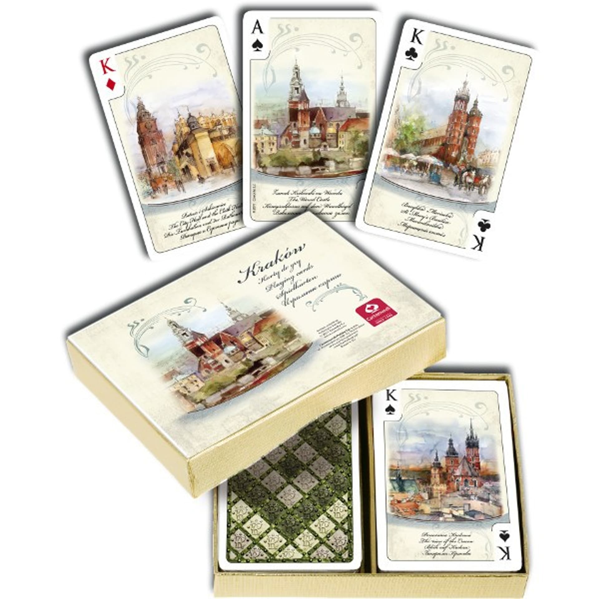 

Karty Kraków Akwarele 2 x 55 listków
