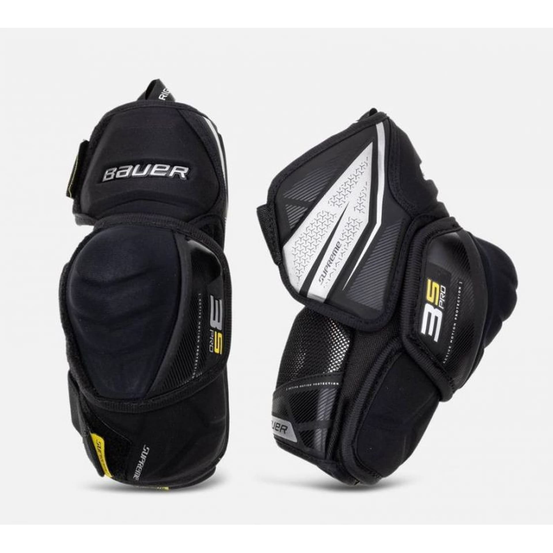 

Nałokietniki hokejowe Bauer Supreme 3S Pro Jr (kolor Czarny, rozmiar M)