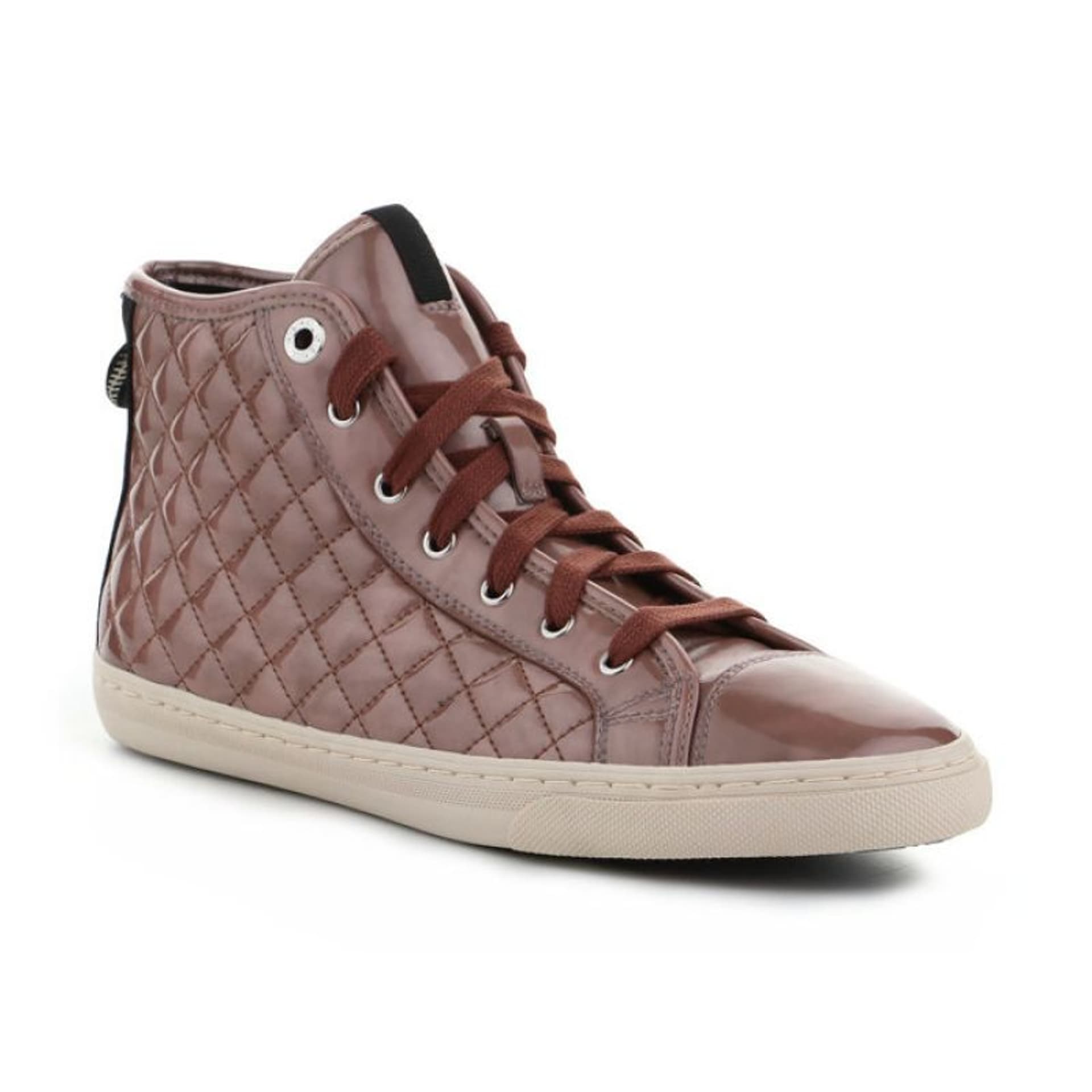 

Buty Geox D N.Club A - Metal.Synt.Pat. W D4258A (kolor Brązowy, rozmiar EU 35)