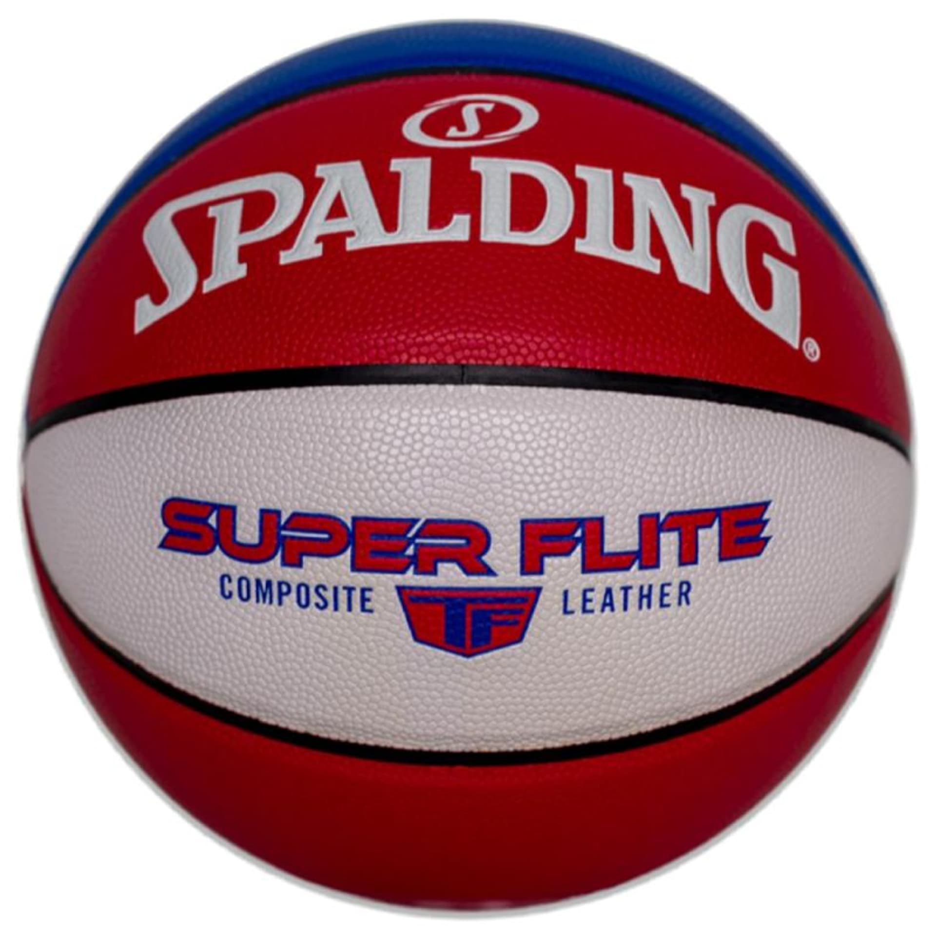 

Piłka do koszykówki Spalding Super Flite Ball (kolor Biały. Czerwony. Niebieski, rozmiar 7)