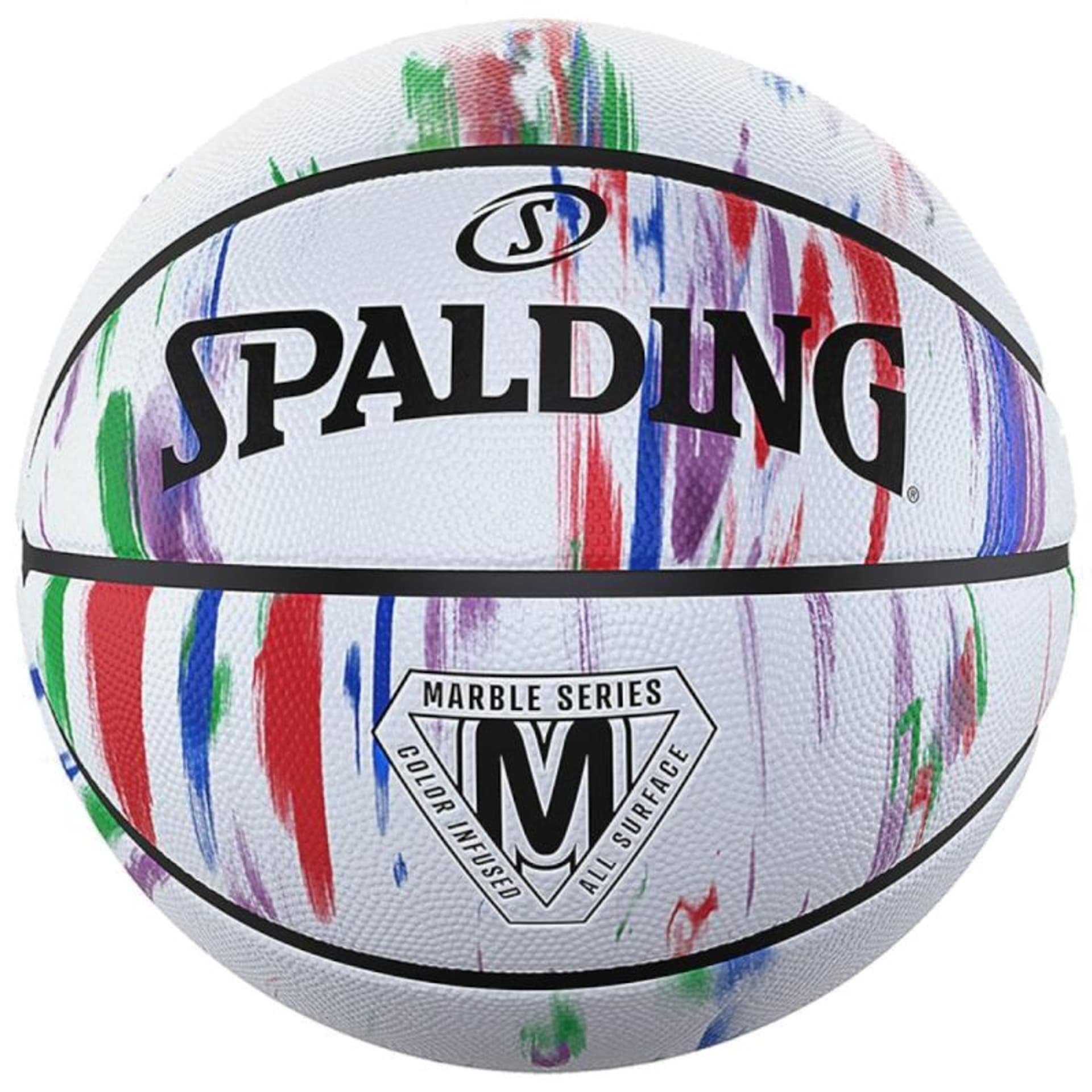 

Piłka do koszykówki Spalding Marble Ball (kolor Biały. Wielokolorowy, rozmiar 7)