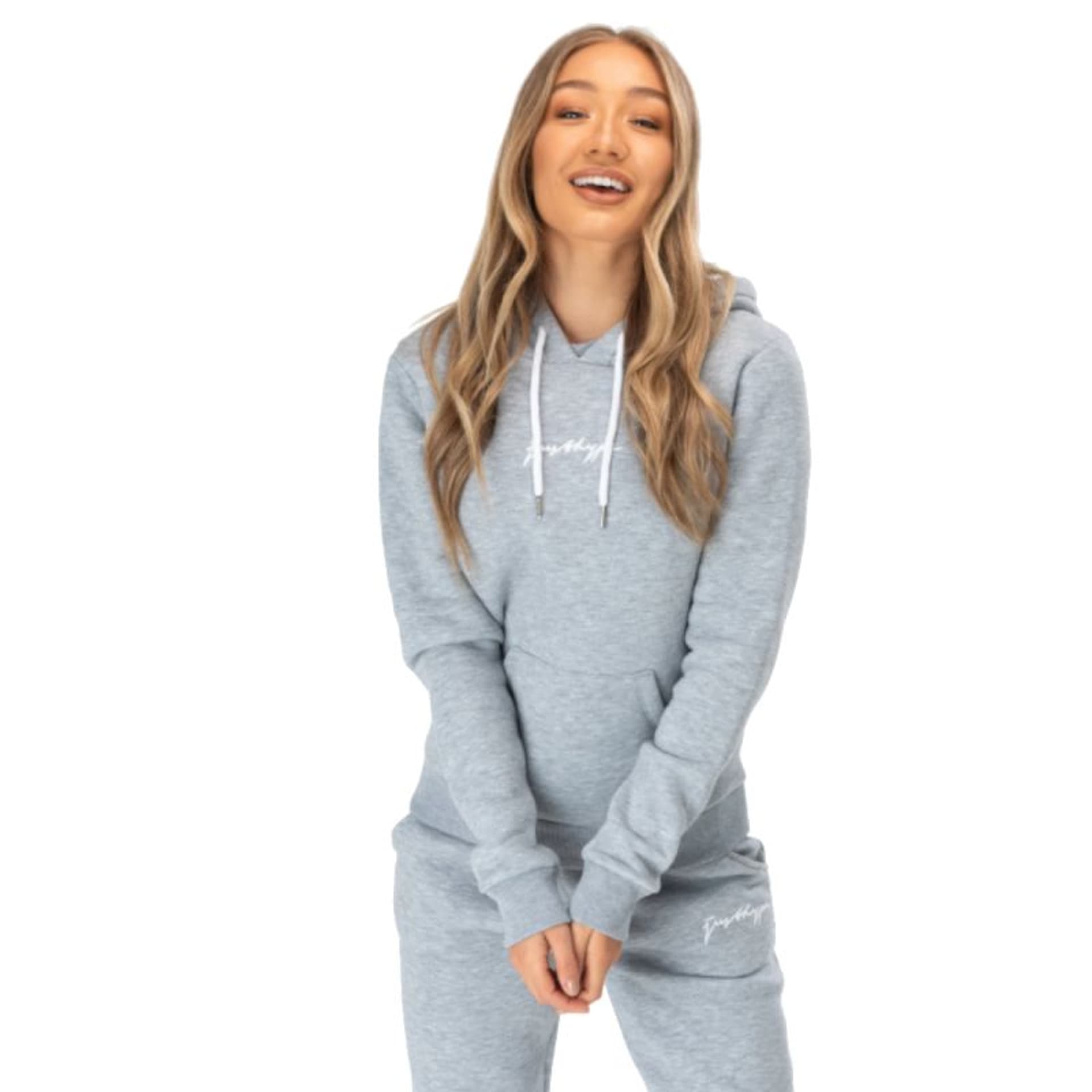 

Bluza Justhype Scribble Logo Hoodie W HYPSCRIBW (kolor Szary/Srebrny, rozmiar 12)