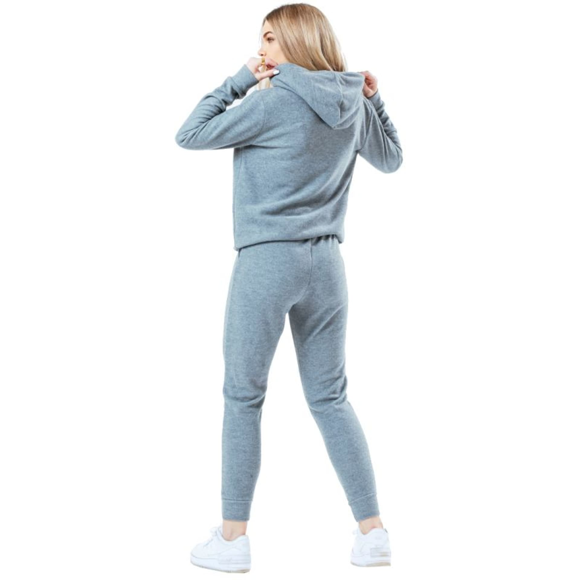 

Dres Justhype Faux Knit Tracksuit W HYKNITSET (kolor Szary/Srebrny, rozmiar 8)