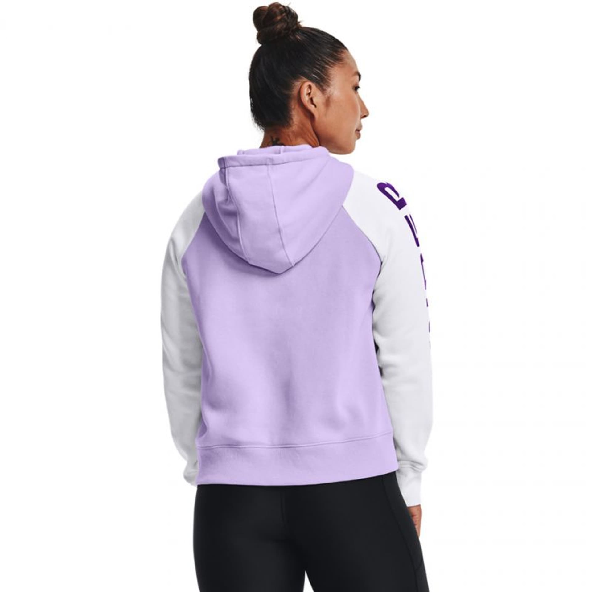 

Bluza Under Armour Rival Fleece CB Hoodie W 1365861 (kolor Biały. Fioletowy, rozmiar L)