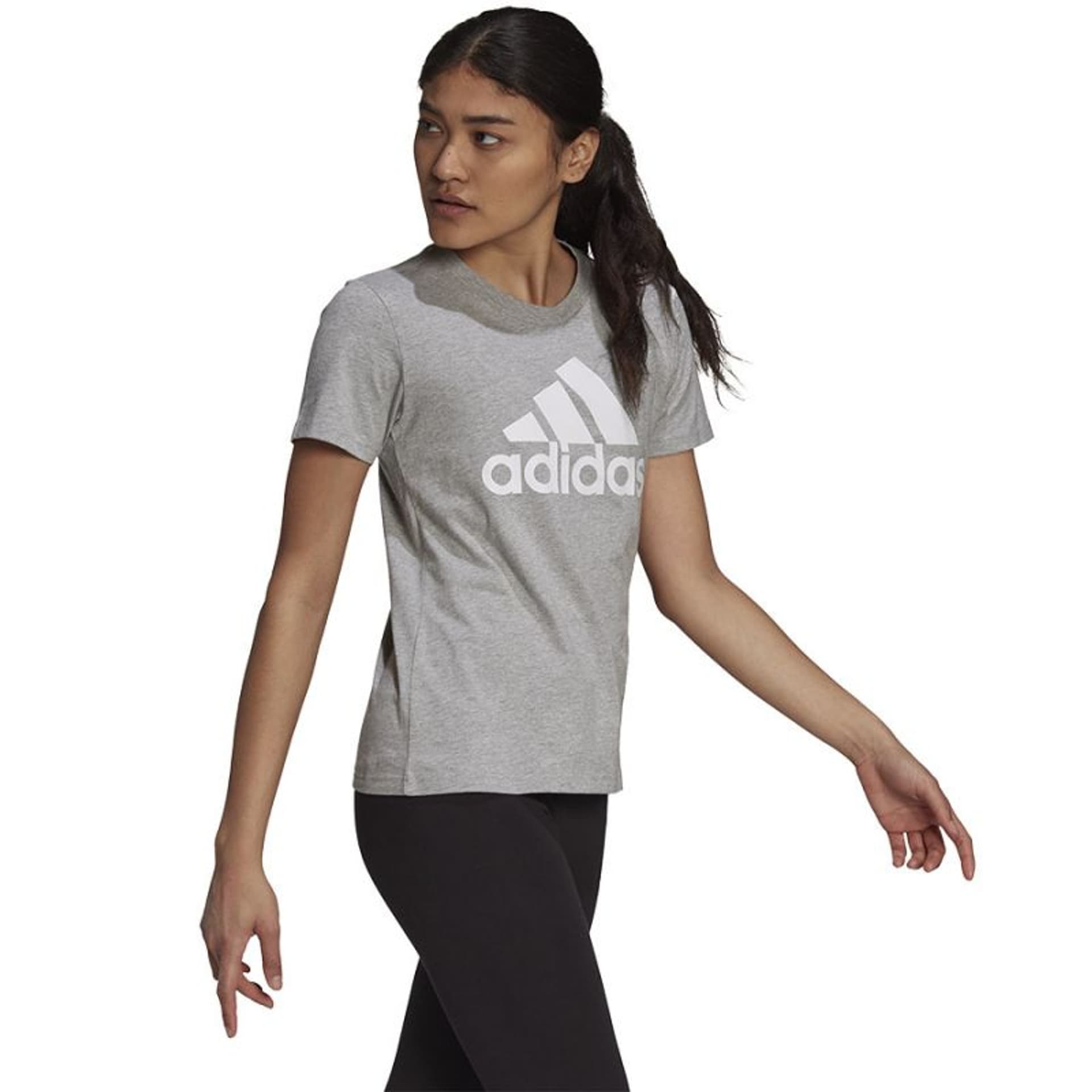 

Koszulka adidas G Bl T W (kolor Szary/Srebrny, rozmiar L)