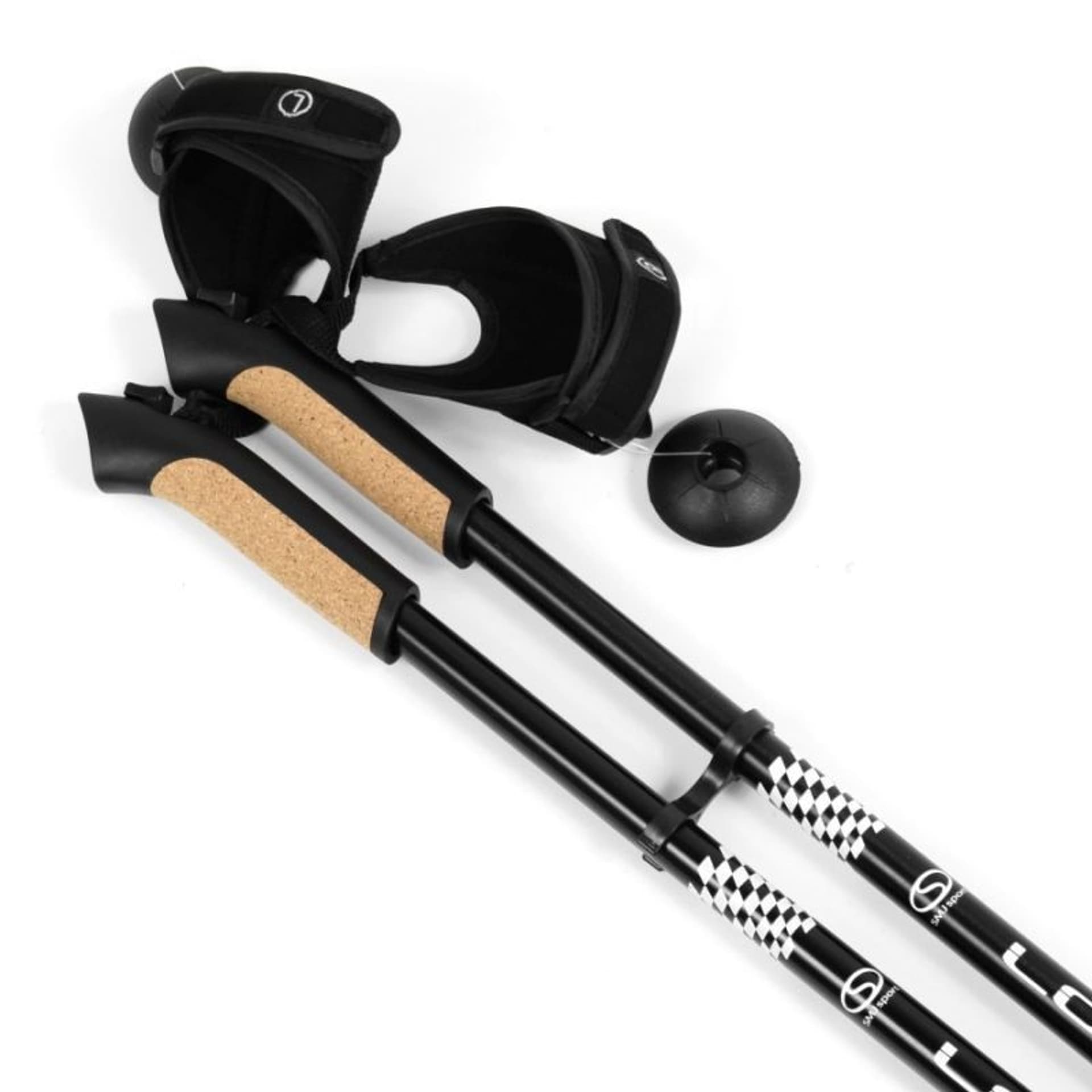 

Kijki Nordic Walking regulowane Long Life SMJ sport HS (kolor Czarny. Złoty)