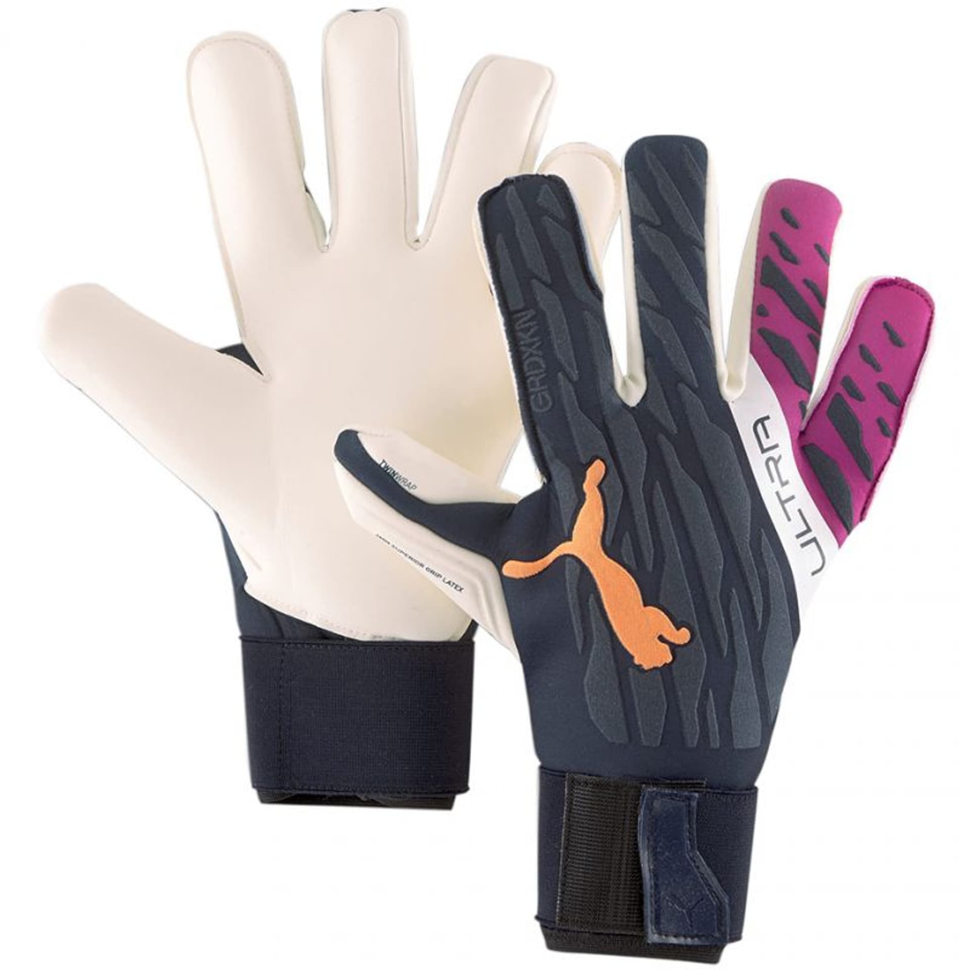 

Rękawice bramkarskie Puma Ultra Grip 1 Hybrid Pro M 41786 (kolor Granatowy. Różowy, rozmiar 9)