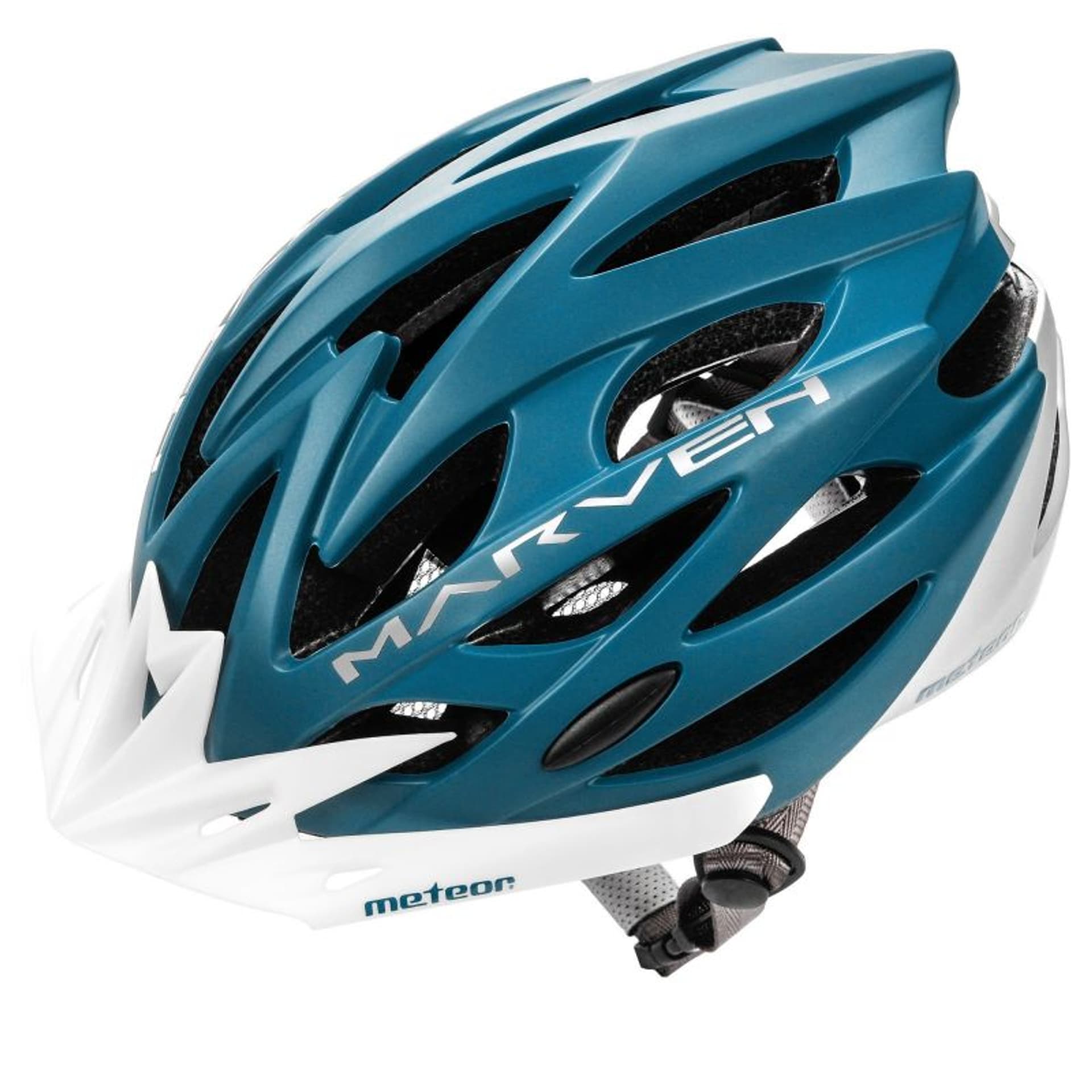 

Kask Rowerowy Meteor Marven (kolor Niebieski. Szary/Srebrny)