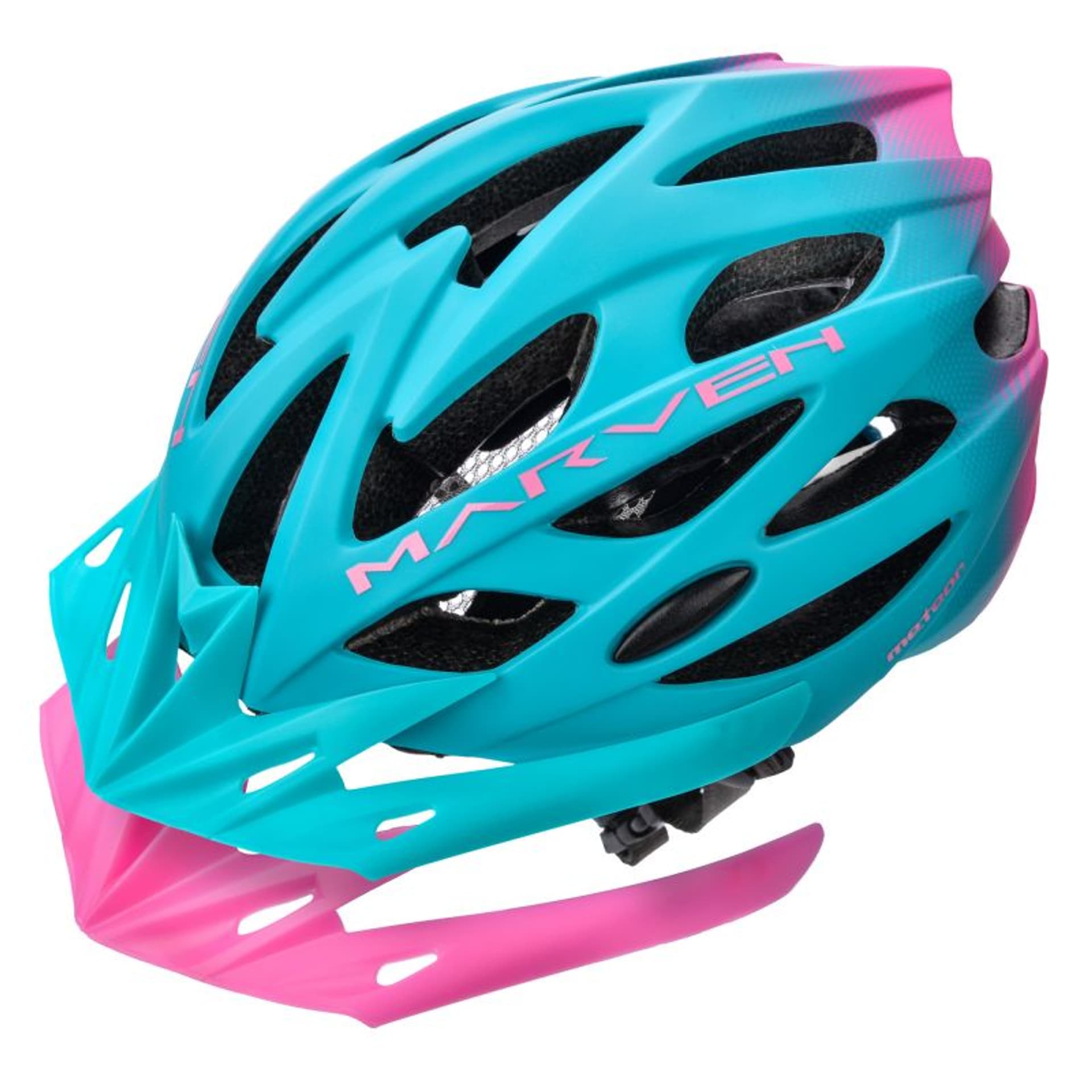 

Kask Rowerowy Meteor Marven (kolor Niebieski. Różowy)
