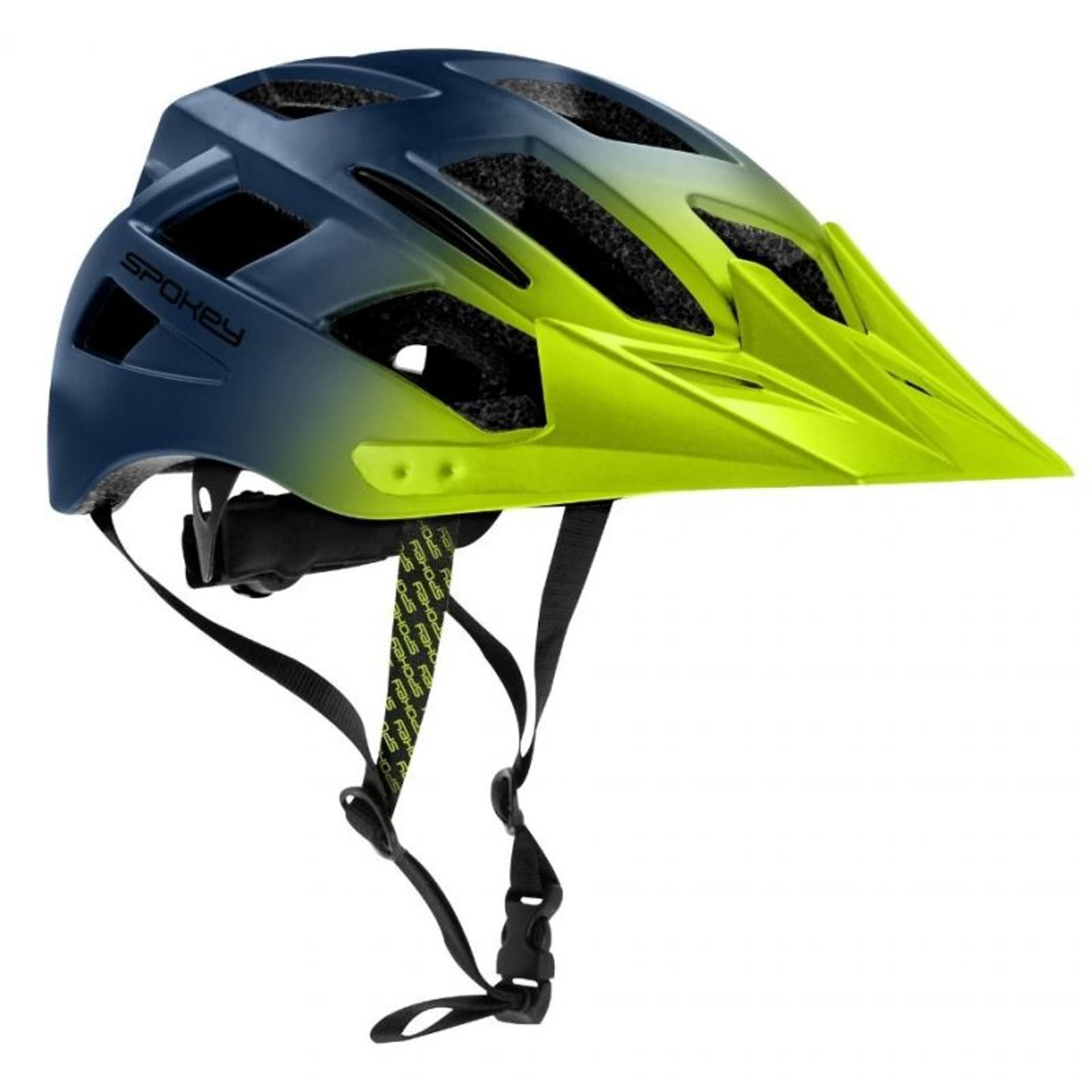 

Kask rowerowy z oświetleniem Spokey Pointer M 941260 (kolor Granatowy. Żółty)