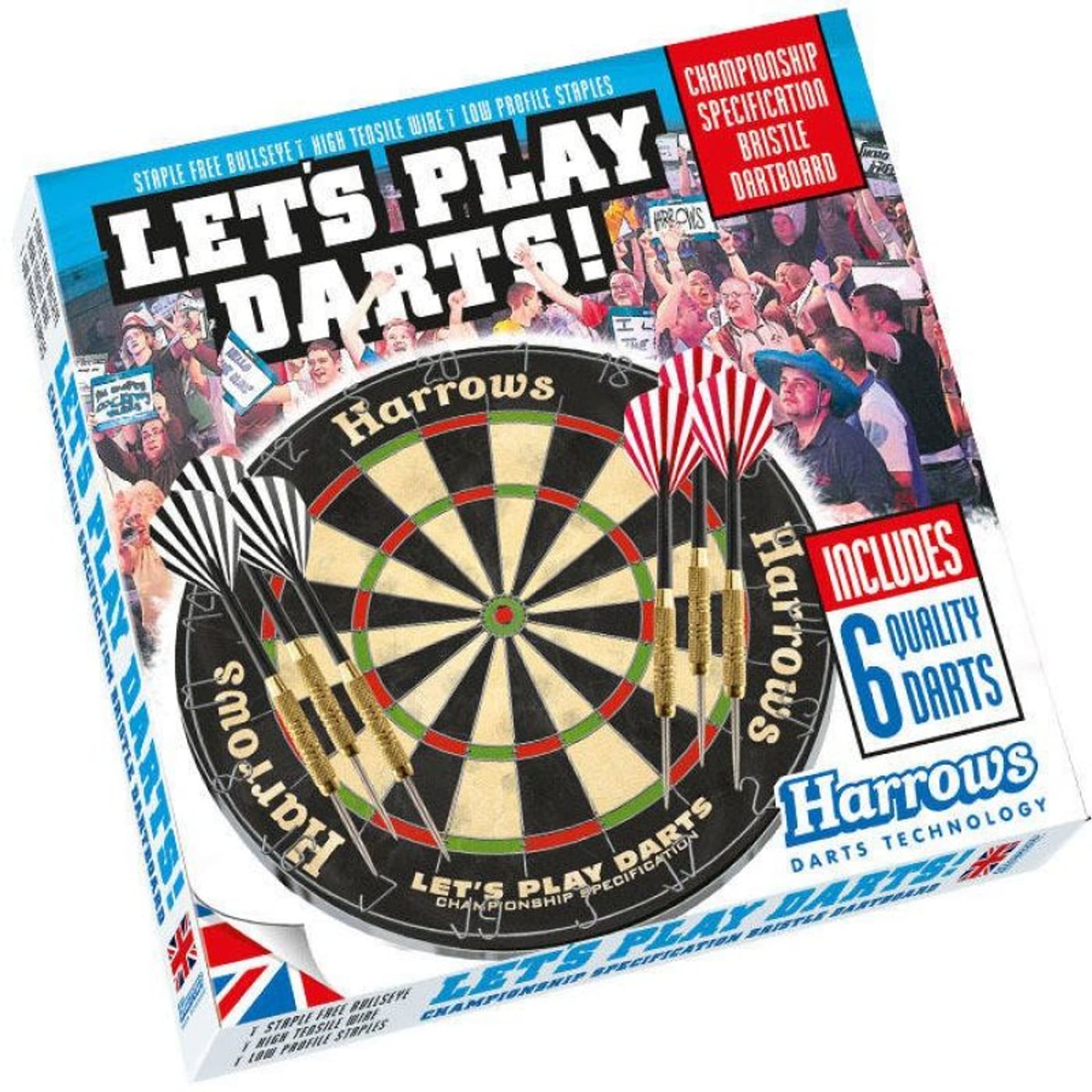 

Zestaw Harrows Let's Play Darts Game Set (kolor Czarny)
