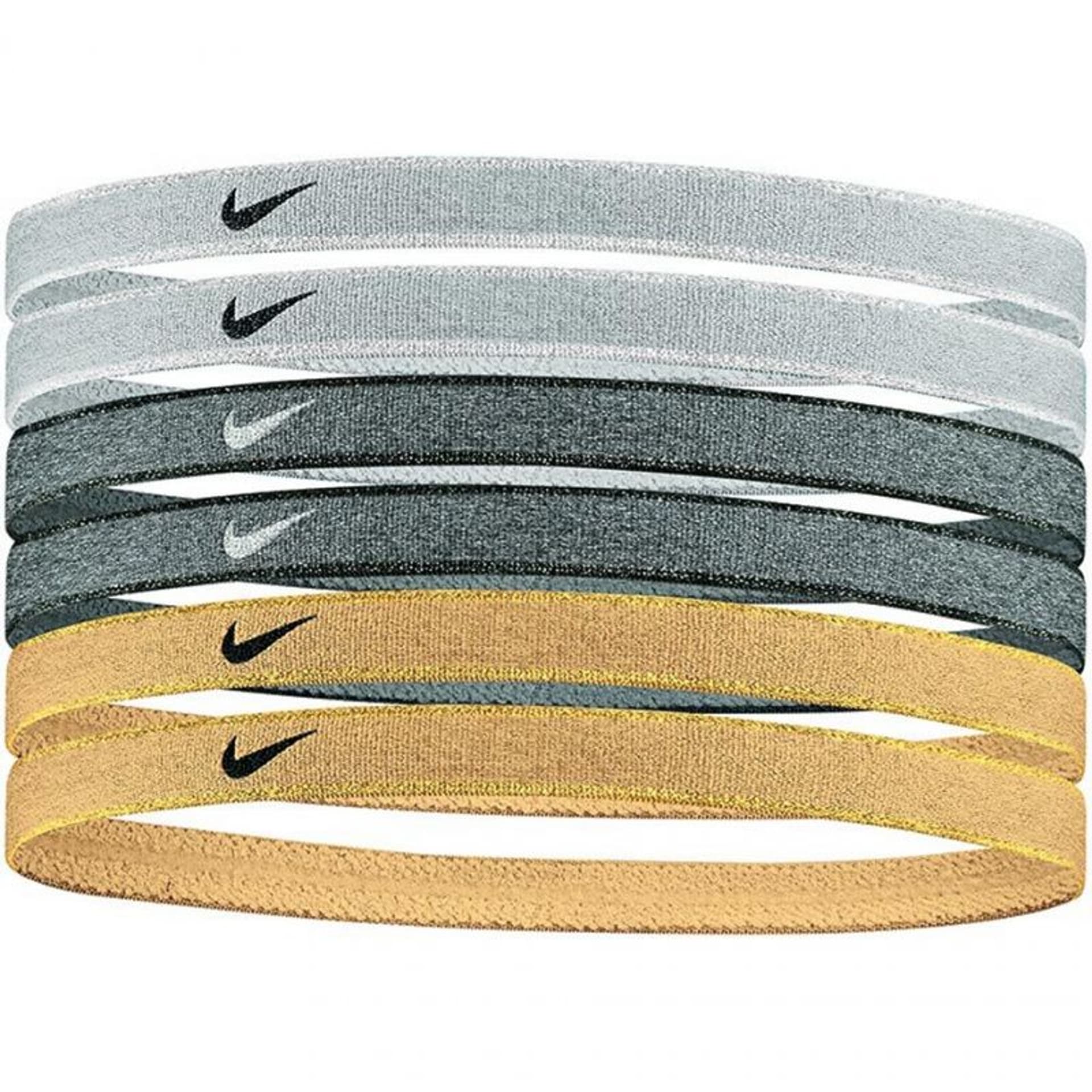 

Opaski na głowę Nike Headbands (kolor Czarny. Złoty. Szary/Srebrny)