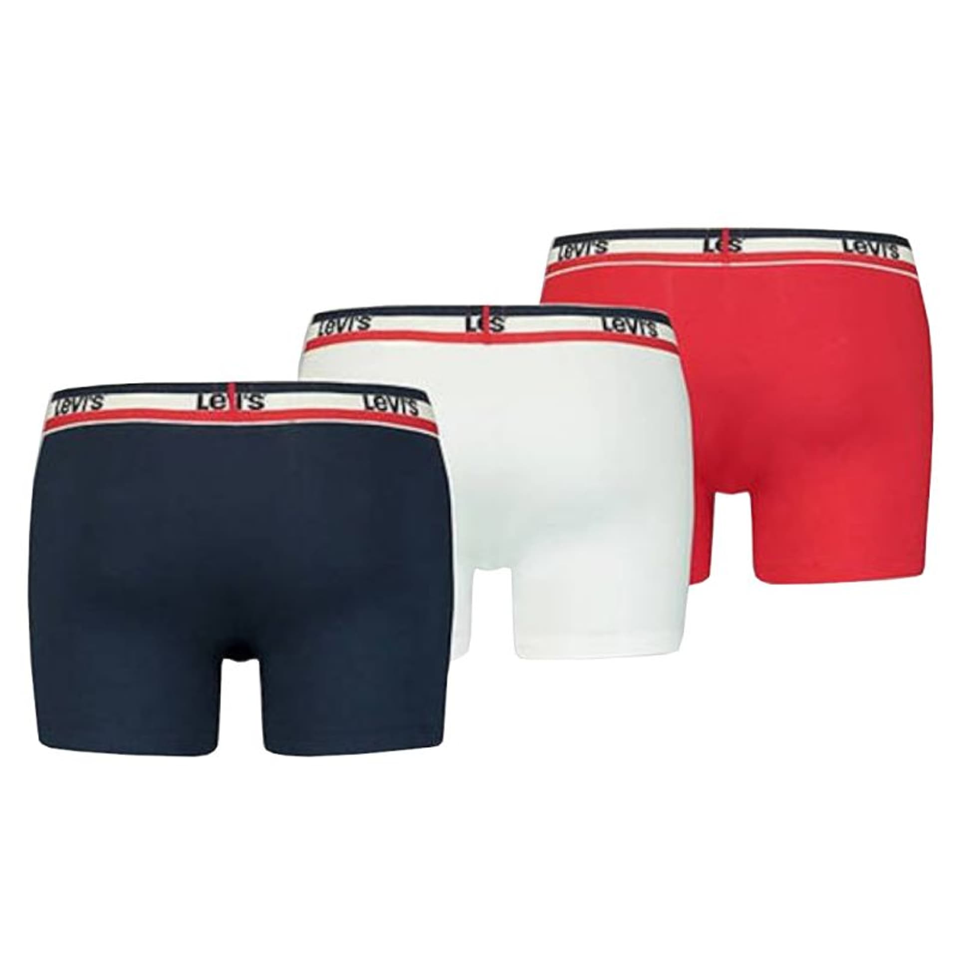 

Bokserki Levi's Boxer 3 Pairs Briefs M 37149- (kolor Biały. Czerwony. Niebieski, rozmiar S)