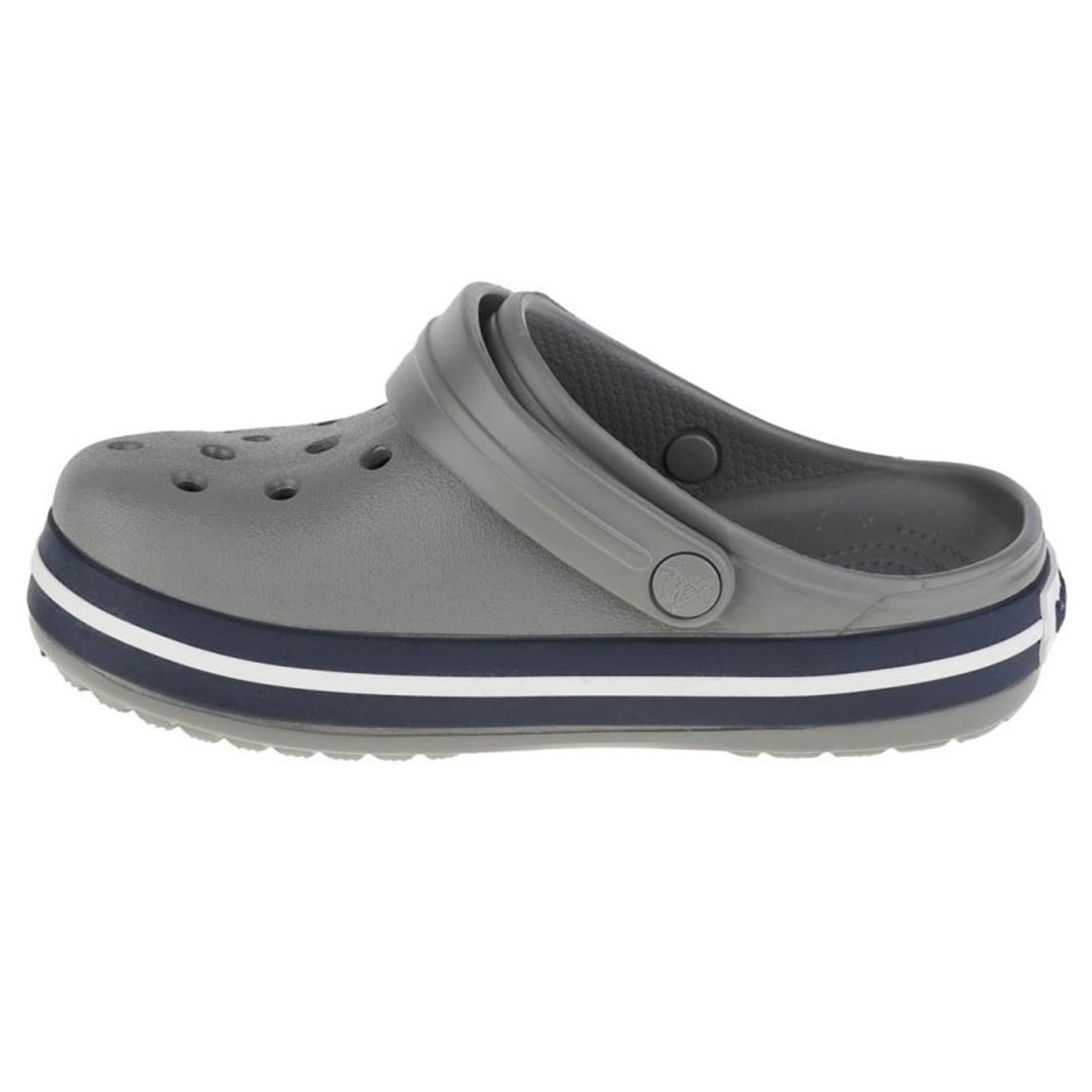 

Klapki Crocs Crocband Clog K Jr 207006 (kolor Szary/Srebrny, rozmiar 38/39)