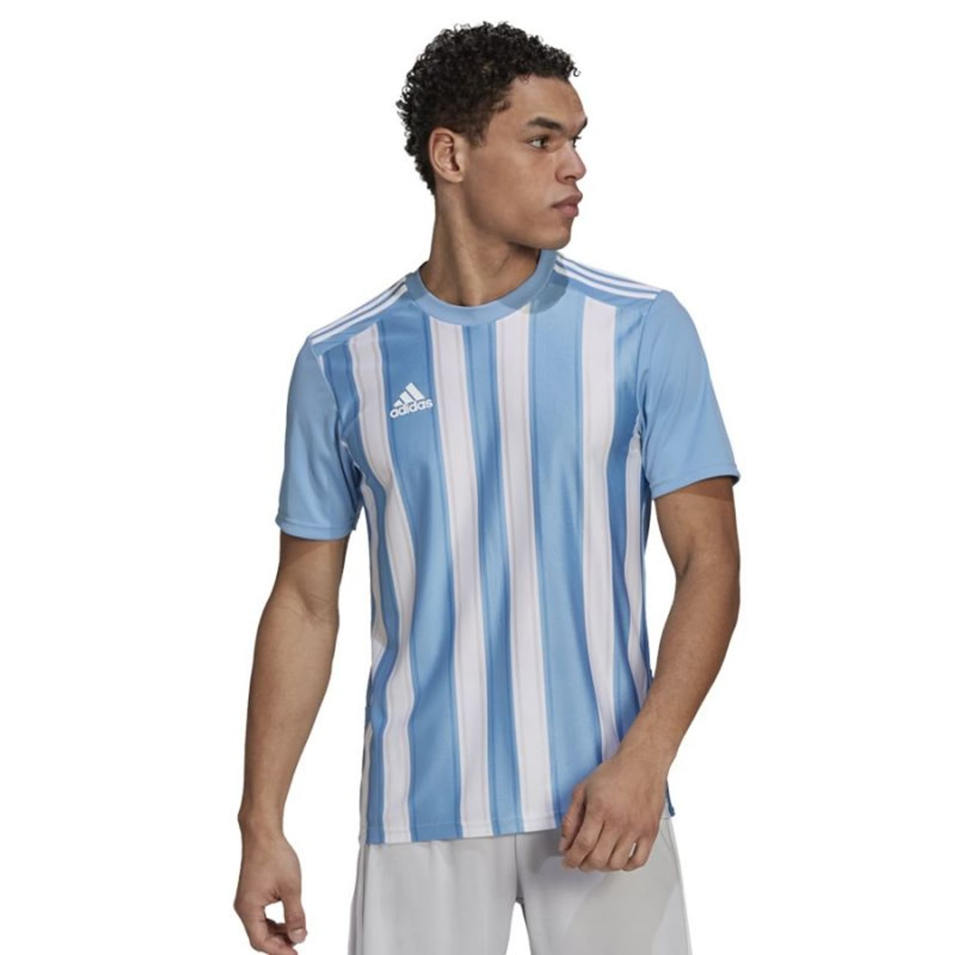 

Koszulka adidas Striped 21 JSY M (kolor Biały. Niebieski, rozmiar S)