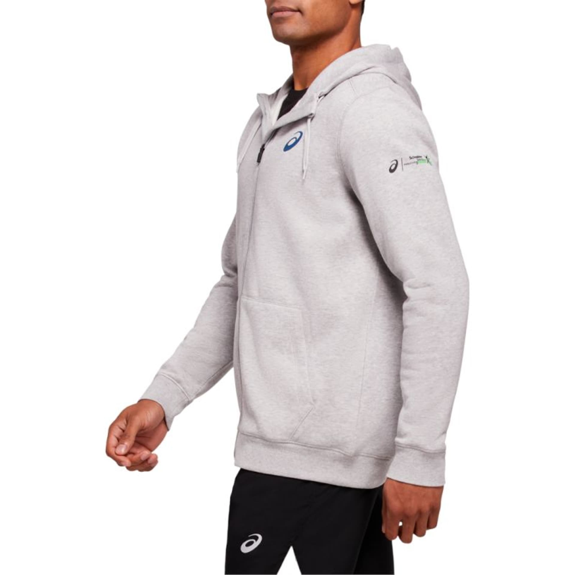 

Bluza ASICS Paris FZ Hoodie M 2011B180 (kolor Szary/Srebrny, rozmiar XL)