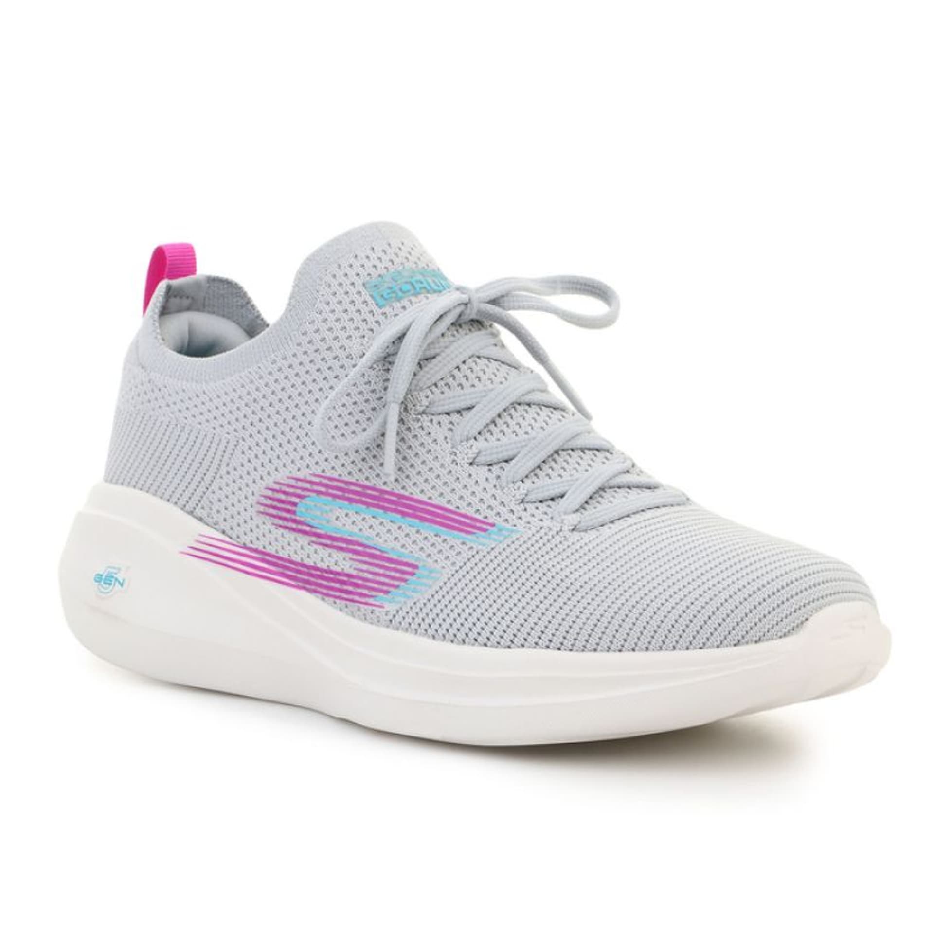 

Buty Skechers Go Run Fast Brisk Day W 128186 (kolor Szary/Srebrny, rozmiar EU 37)