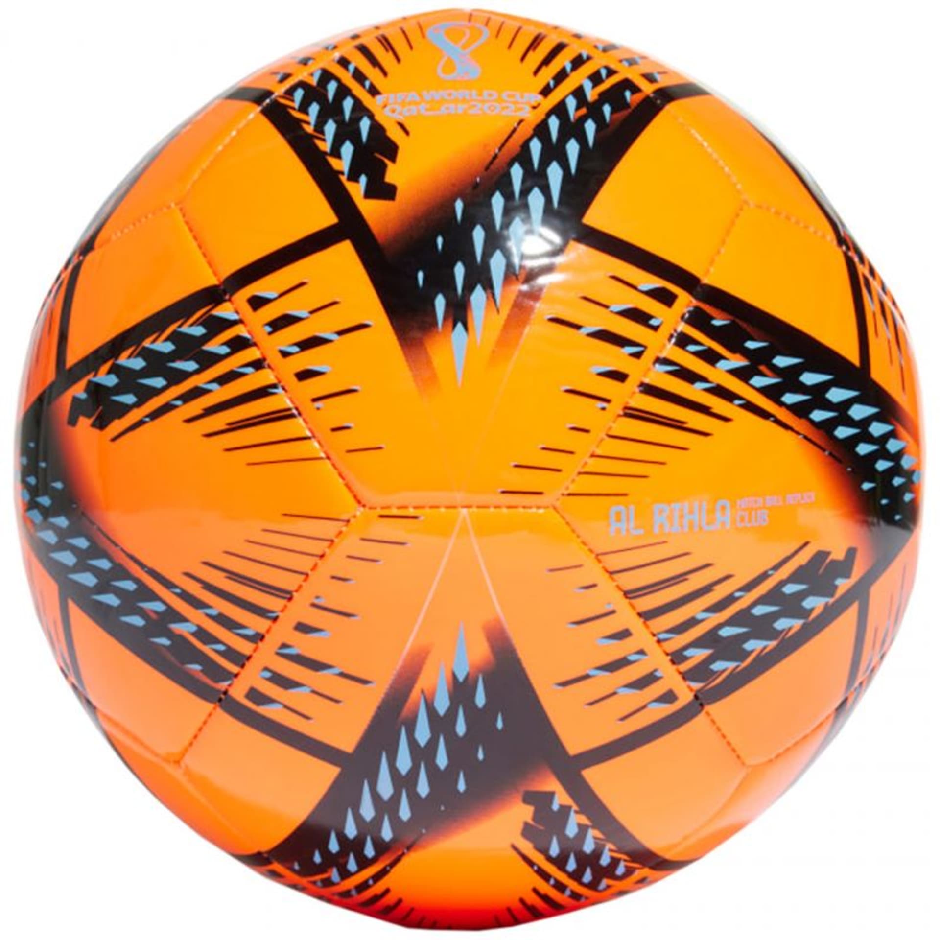 

Piłka nożna adidas Al Rihla Club Ball 2022 (kolor Czarny. Żółty, rozmiar 5)