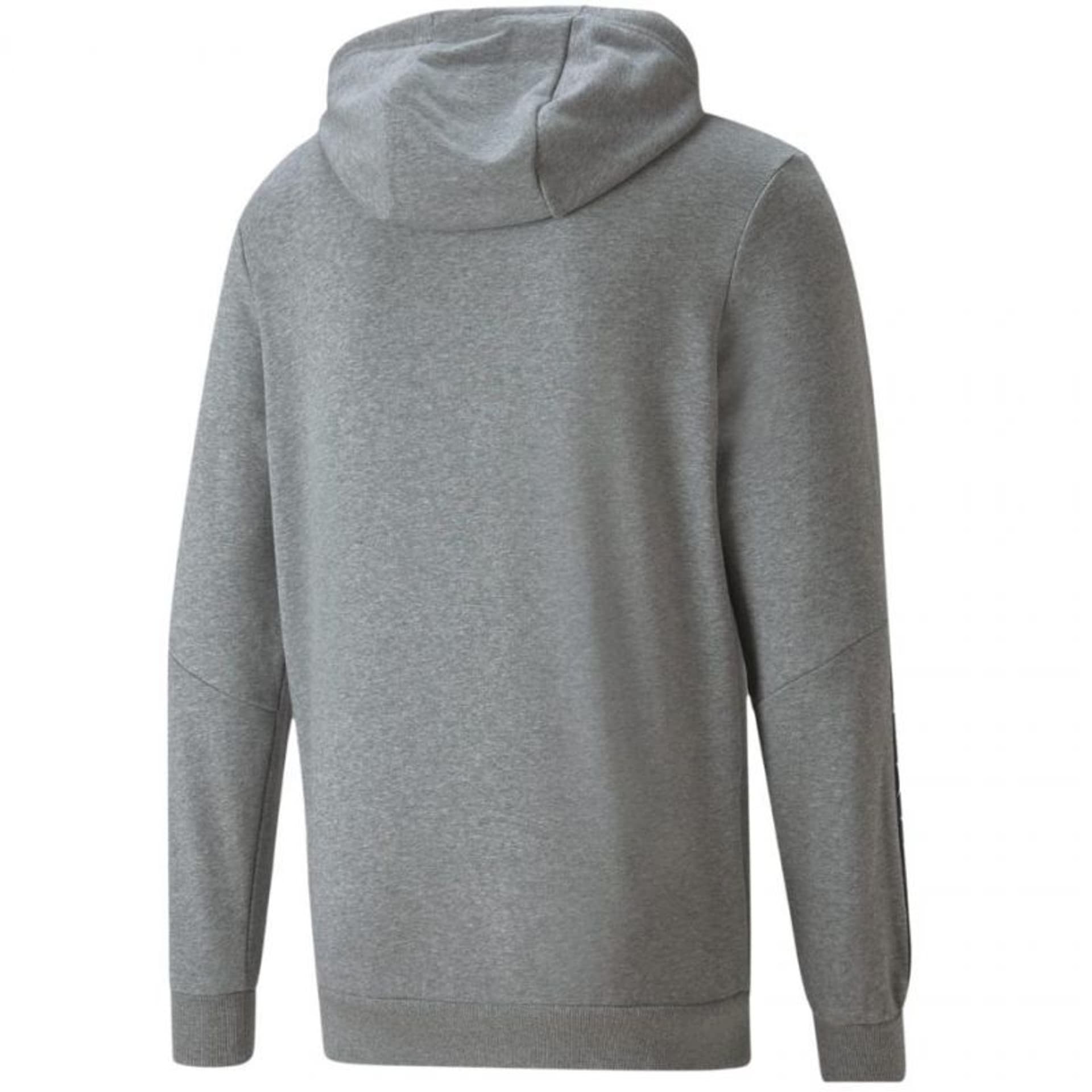 

Bluza Puma ESS+ Tape Full-Zip Hoodie TR M 848768 (kolor Szary/Srebrny, rozmiar S)