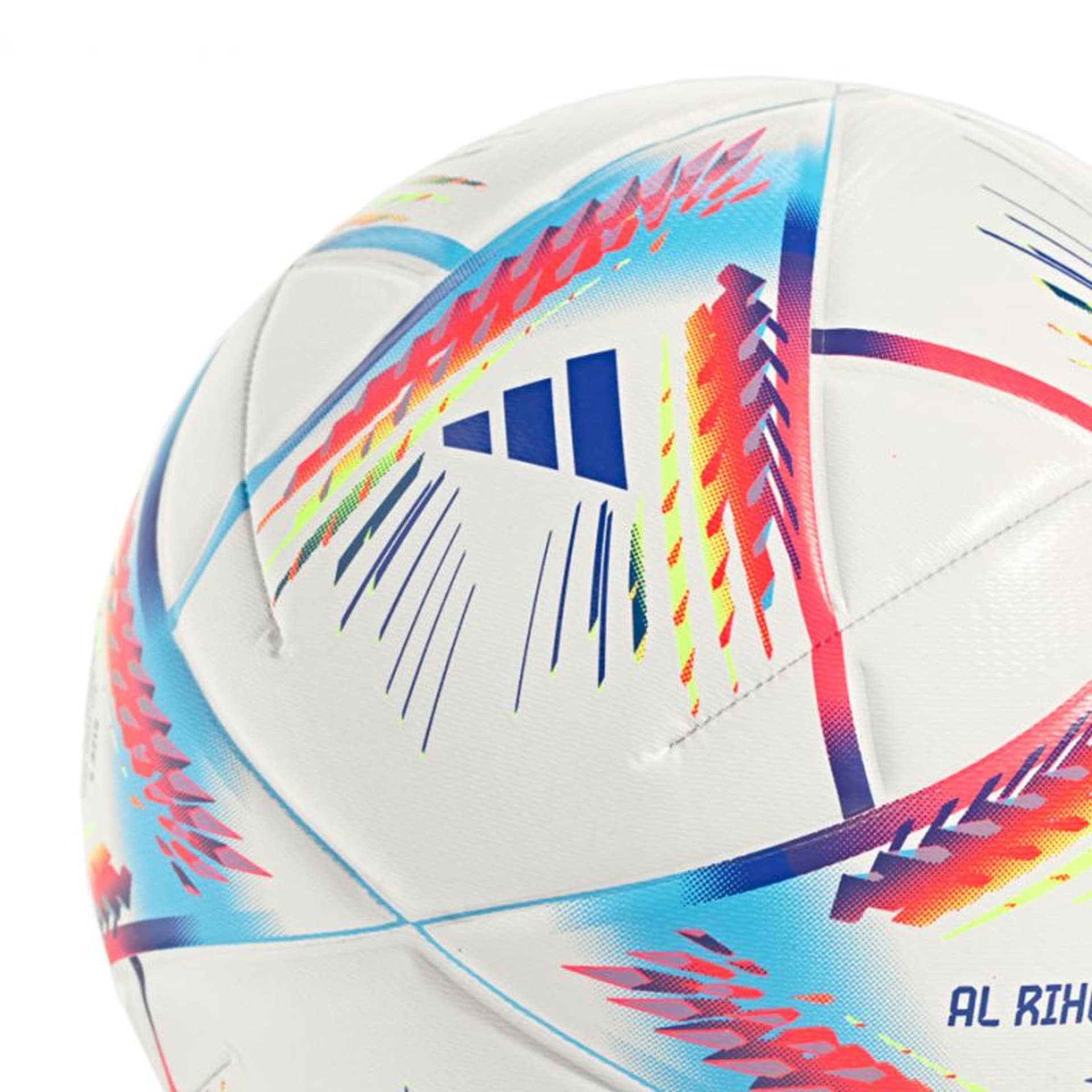 

Piłka nożna adidas Al Rihla Training Sala 2022 H57788 (kolor Biały. Niebieski. Pomarańczowy, rozmiar FUTS)