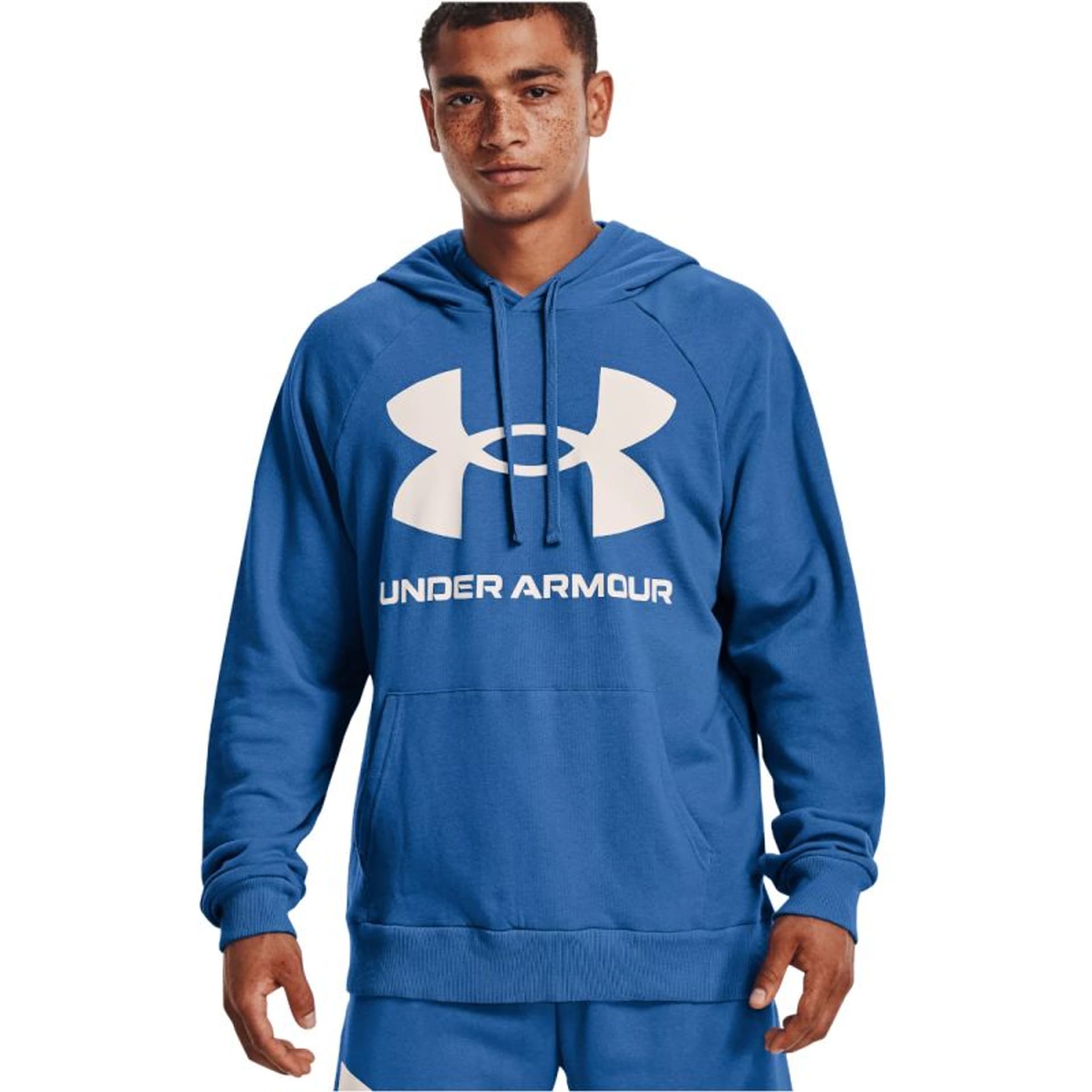 

Bluza Under Armour Rival Fleece Big Logo Hoodie M 1357093 (kolor Niebieski, rozmiar L)