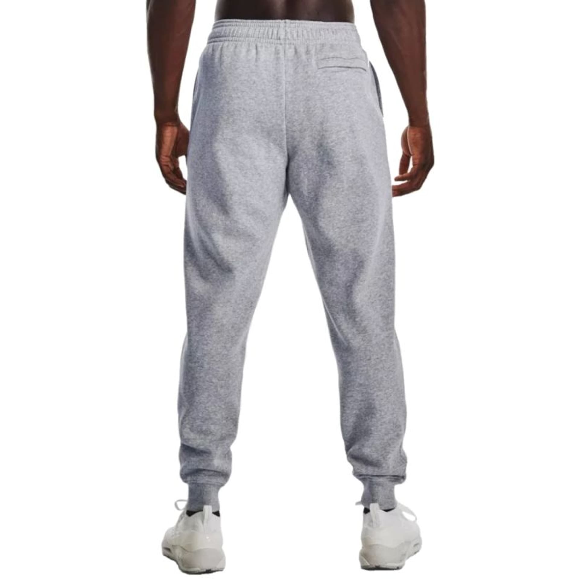 

Spodnie Under Armour Rival Fleece Graphic Joggers M 1370351 (kolor Szary/Srebrny, rozmiar 44 (XXL))