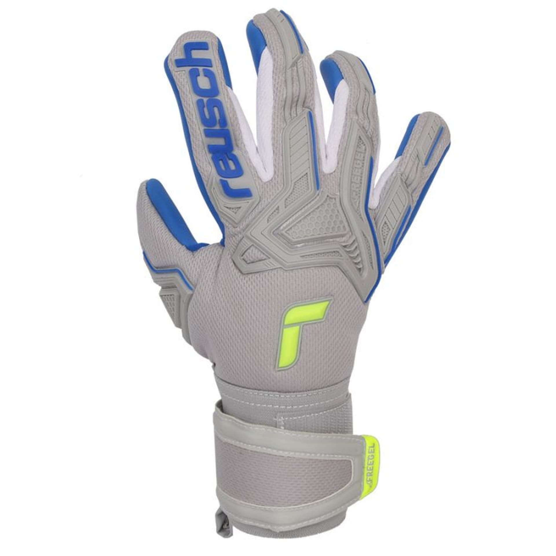 

Rękawice bramkarskie Reusch Attrakt Freegel Silver M (kolor Szary/Srebrny, rozmiar 10.5)