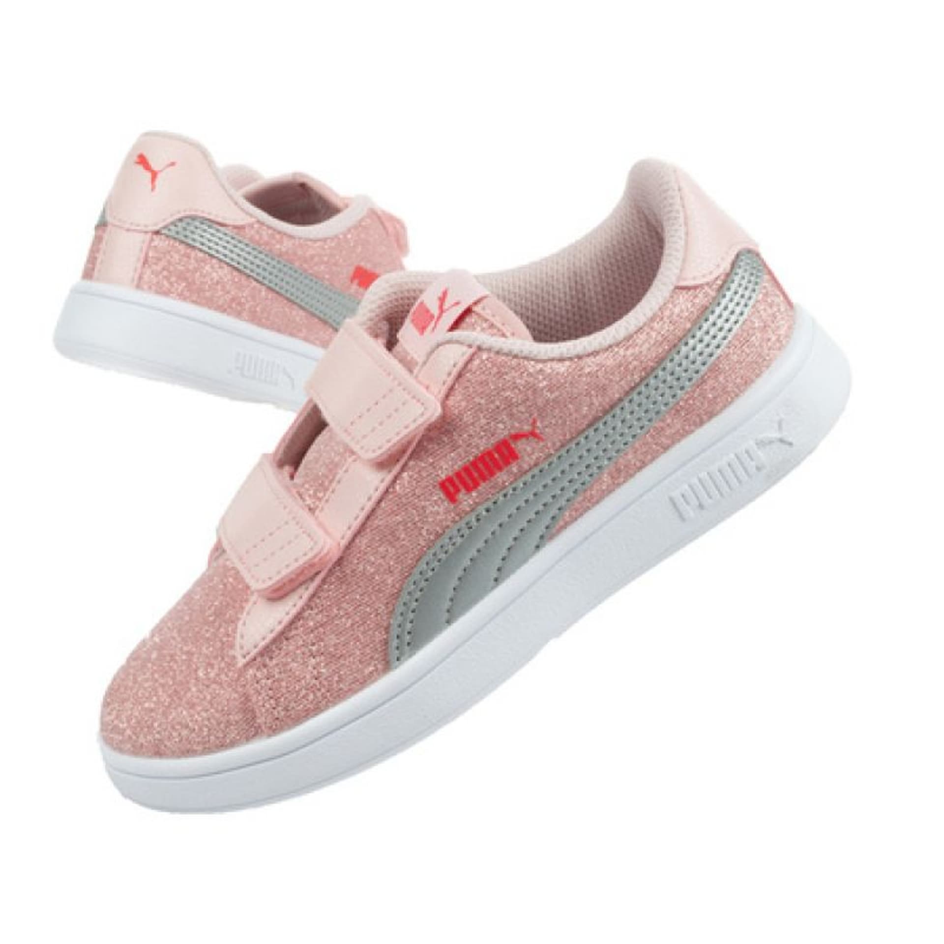 

Buty Puma Smash V2 Glitz Jr 367378 (kolor Różowy, rozmiar 33)